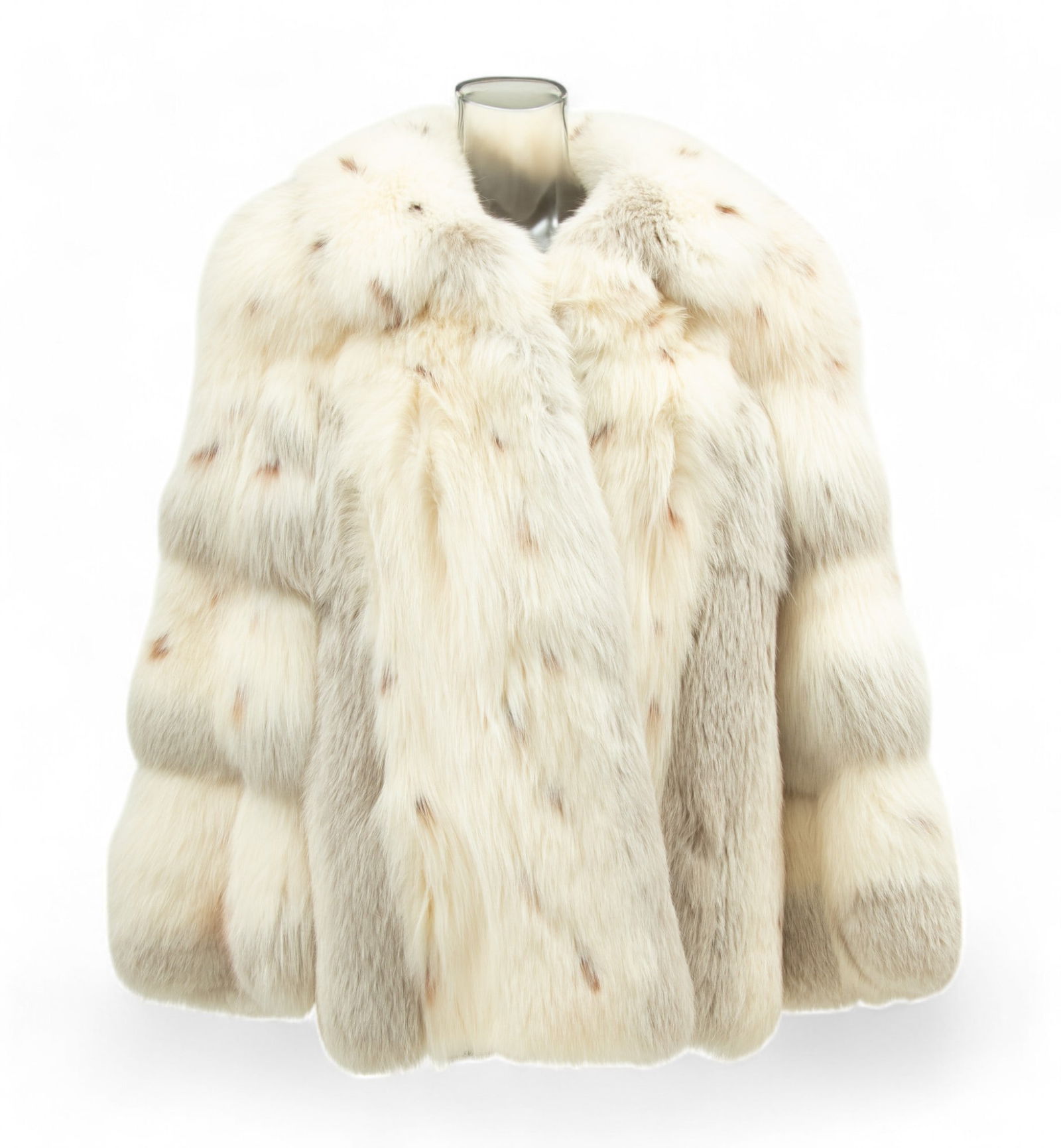 Women's Fox Fur Jacket, H 30" Size: Large (1 of 5)