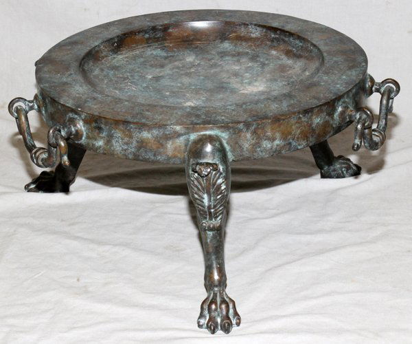 MAITLAND-SMITH BRONZE BASE,: MAITLAND-SMITH BRONZE BASE, H 9 1/2", W 19":