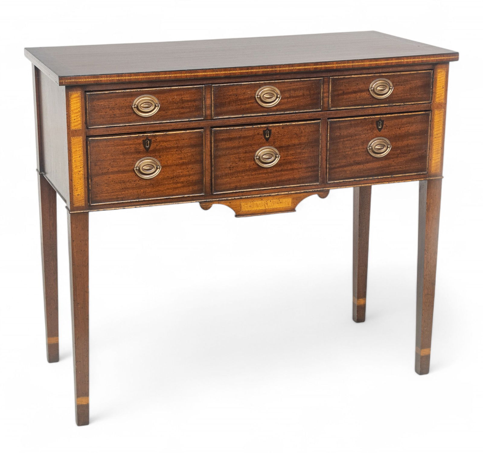 English Edwardian Carved Mahogany Server, Ca. Early 20th C. (1 of 12)