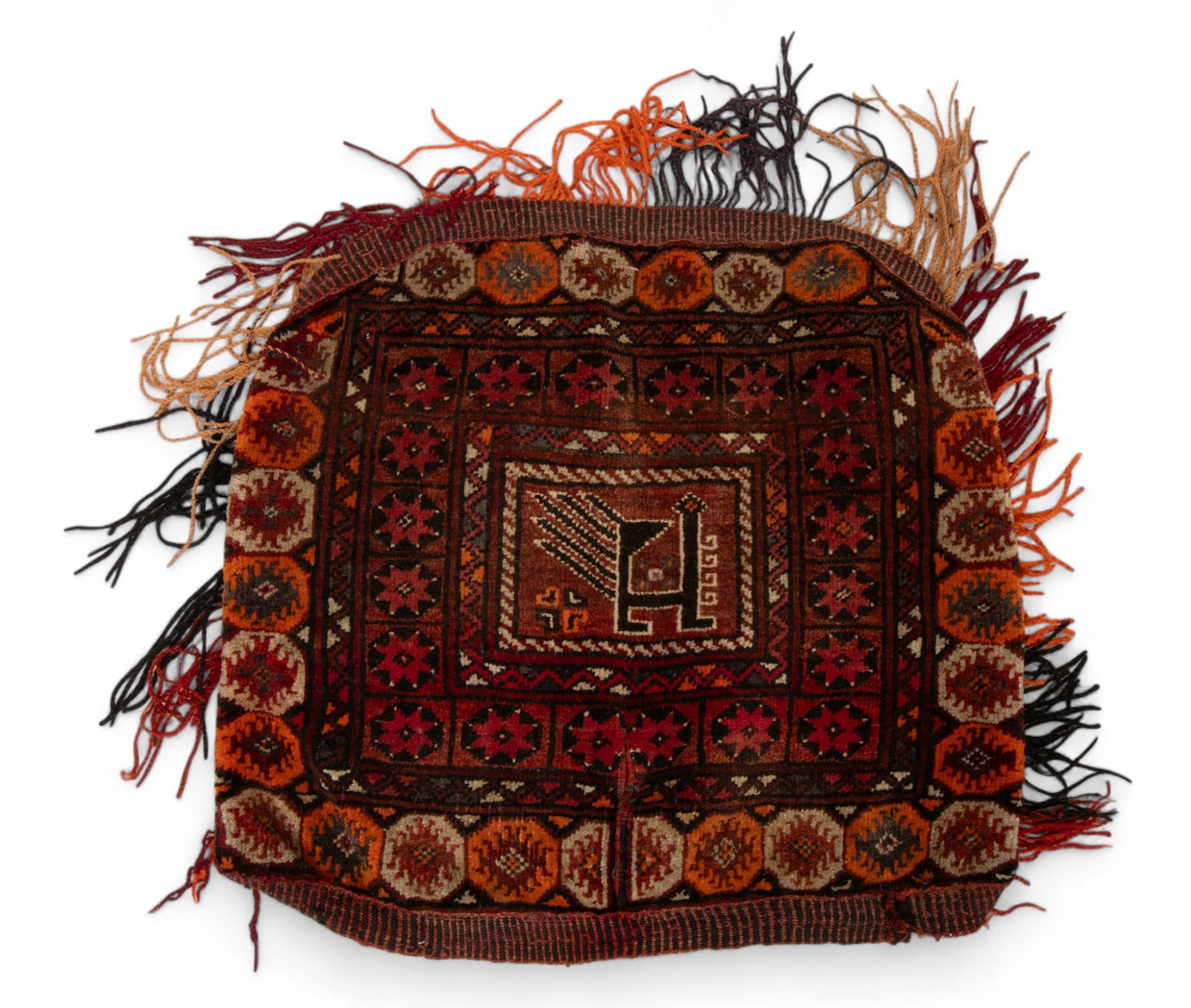 Kilim Hand Woven Wool Saddle Bag, Ca. 1920 (1 of 2)