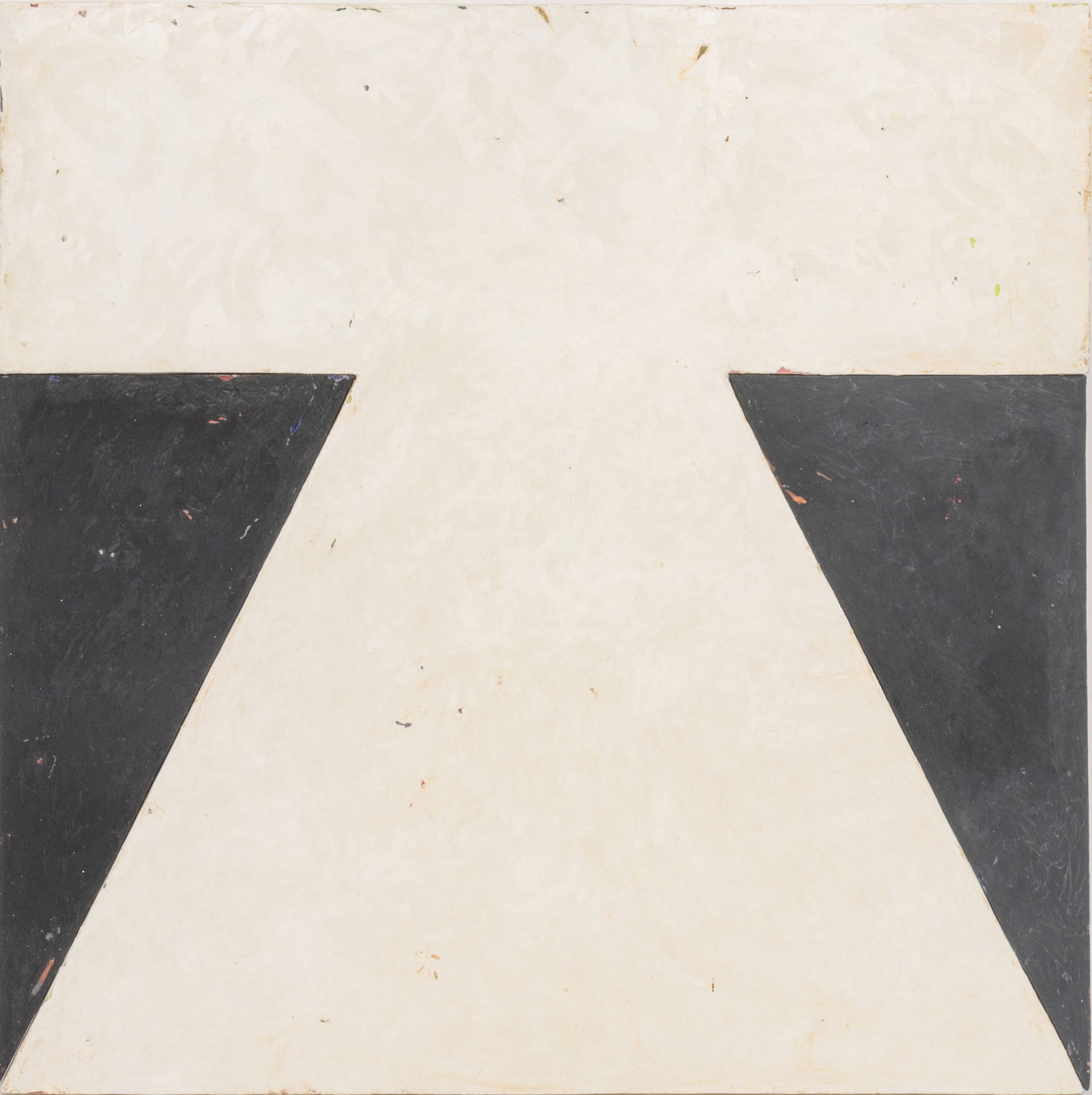 Jay Wholley (American, B. 1942) Oil Stick, Encaustic, Masonite, Paper 1989-90, 'A Mayan in Mozart''s (1 of 6)