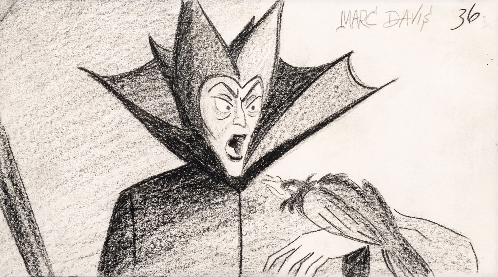 Marc Davis (American, 1913-2000) for Walt Disney Studios Charcoal And Graphite on Paper 1939, (1 of 7)