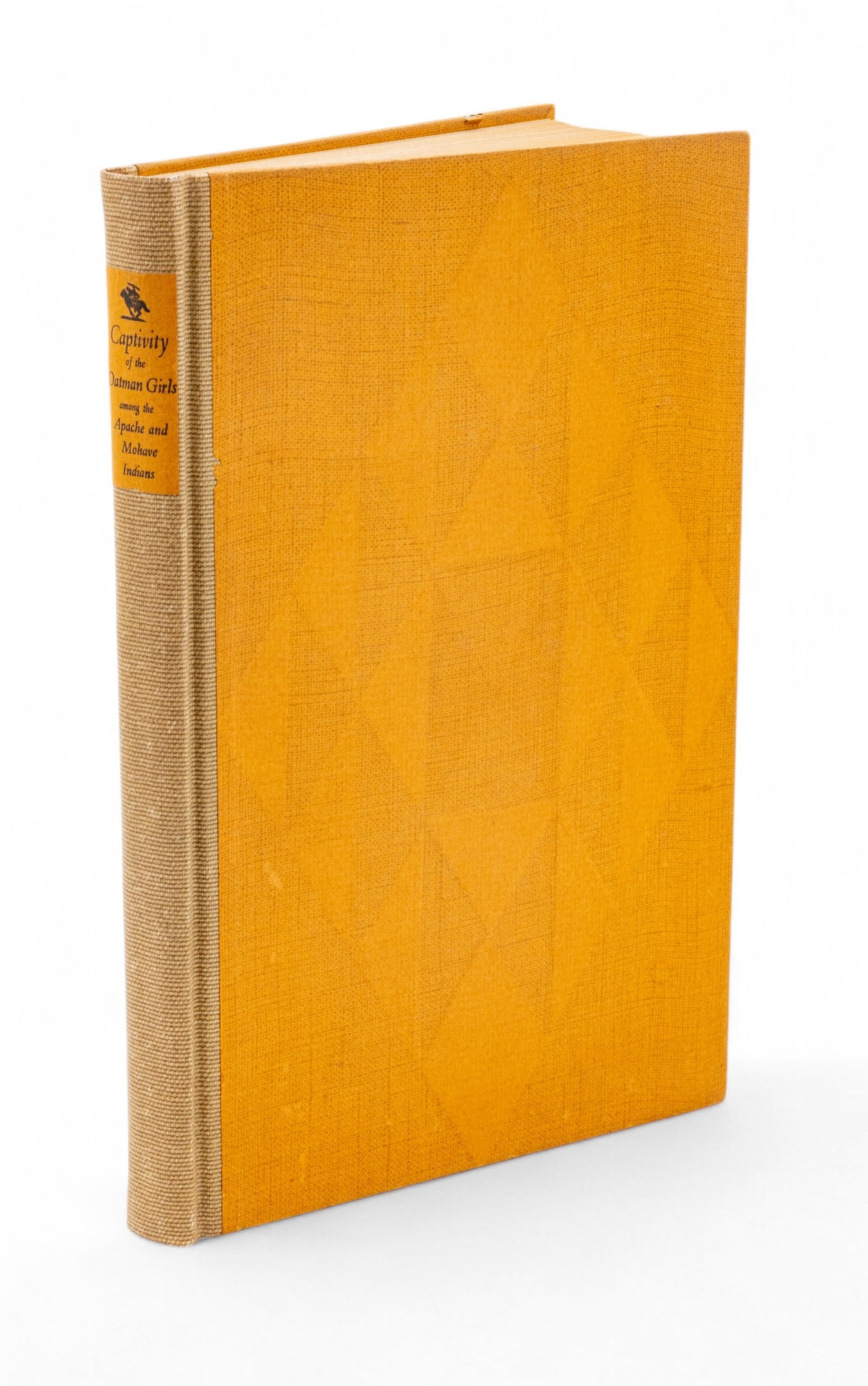 R. B. Stratton Grabhorn Press, Ca. 1935, 'Captivity of the Oatman Girls': R. B. Stratton Grabhorn Press, Ca. 1935, 'Captivity of the Oatman Girls' Life Among the Indians Or: The Captivity of the Oatman Girls Among the Apache and Mohave Indians. Edition of 550 copies. Illust