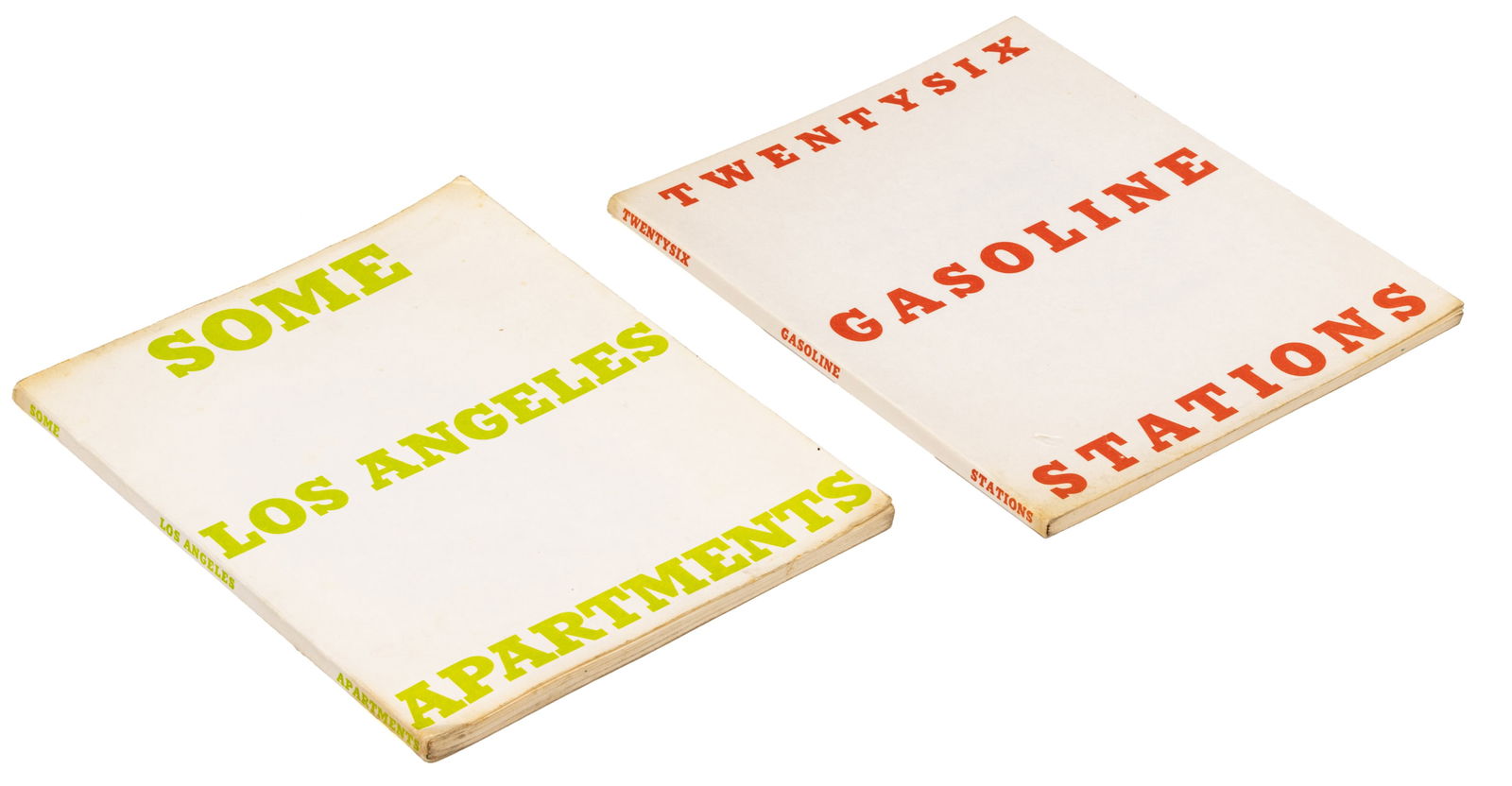 Ed Ruscha (American, B. 1937) Artist Books 1965; 1969, Some Los Angeles Apartments; Twentysix (1 of 15)
