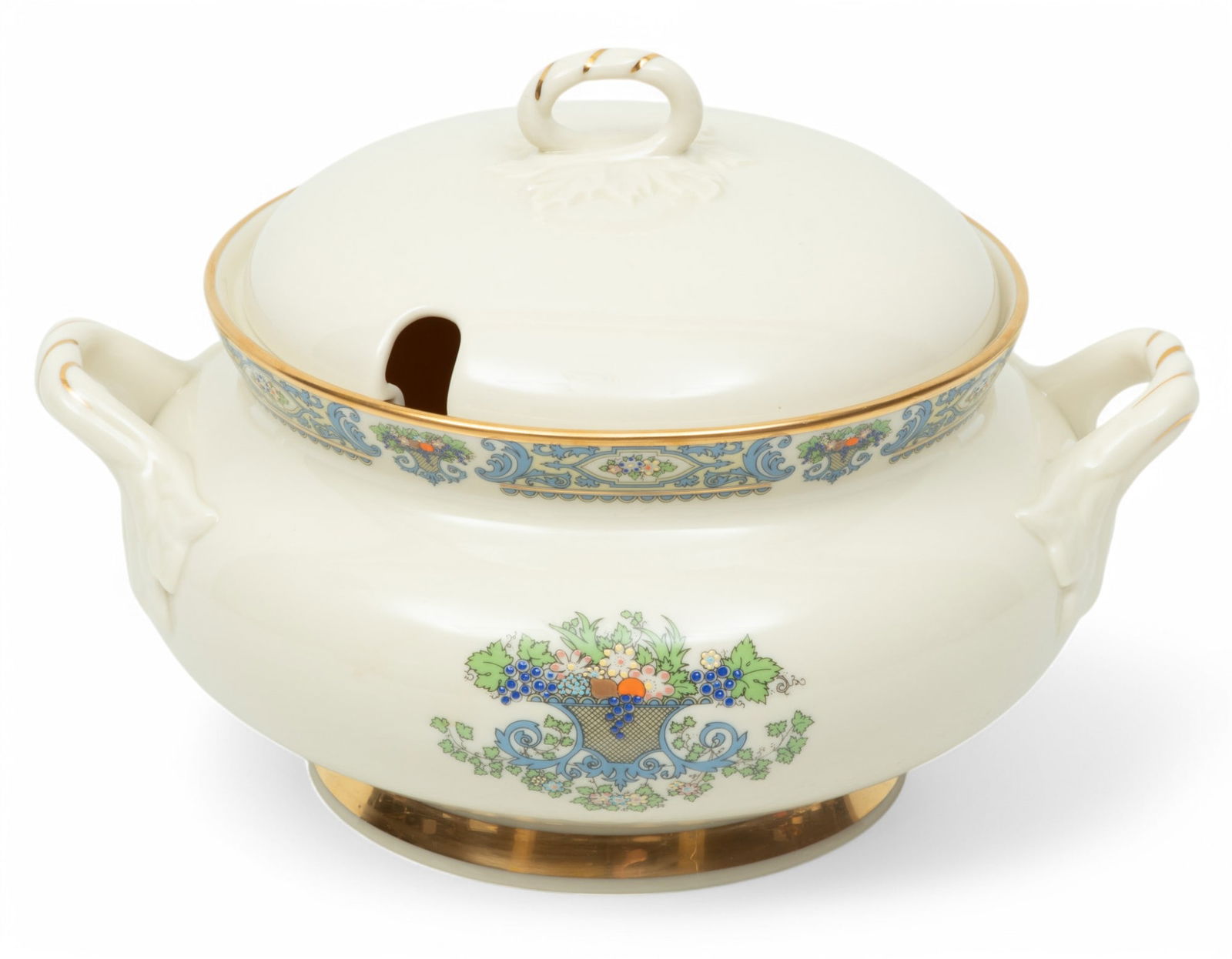 Lenox "Autumn" Pattern Soup Tureen with Cover H 8" Dia. 13" (1 of 5)