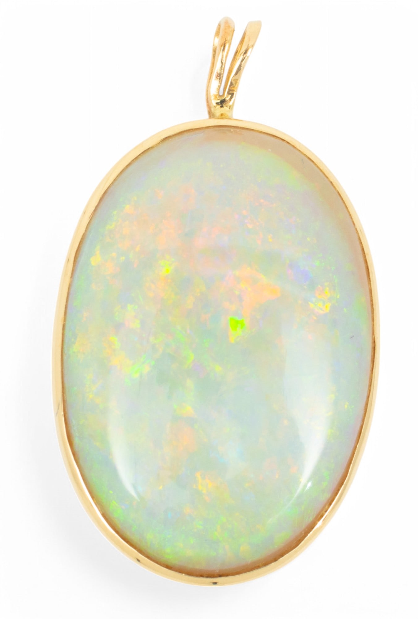 Australian Opal Pendant, 14k Yellow Gold Setting 6g (1 of 3)