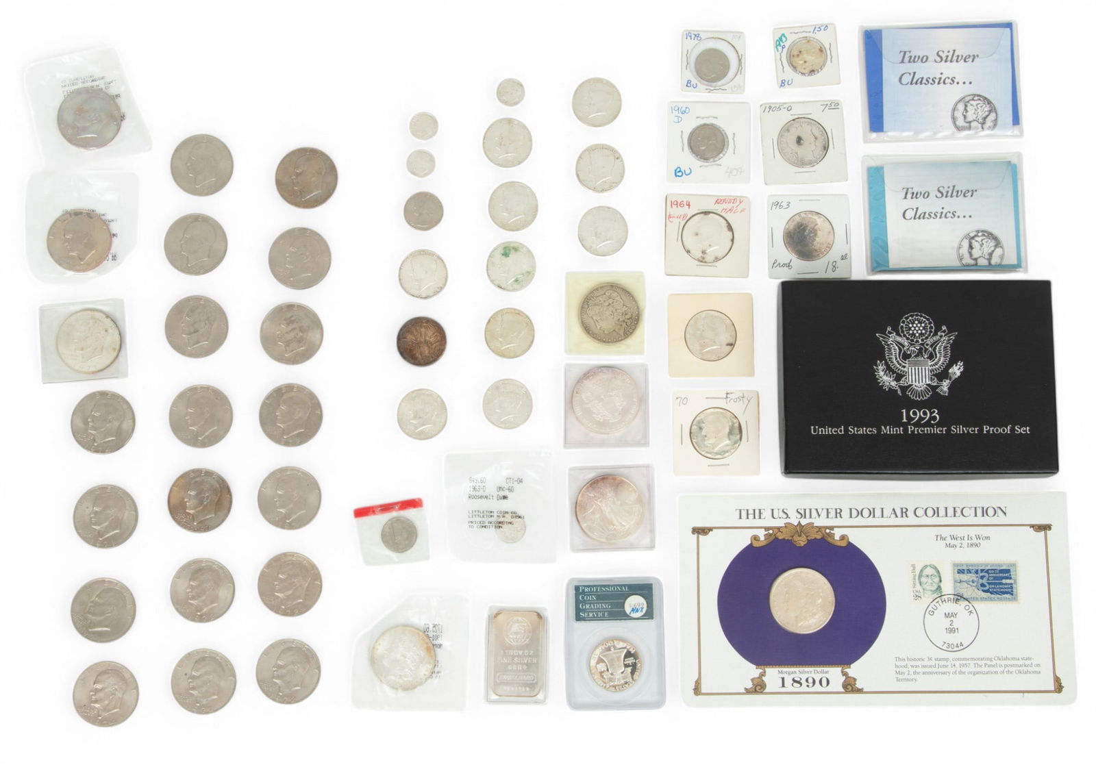 American Numismatic Coin Collection, 20th C. 57 PCS (1 of 6)