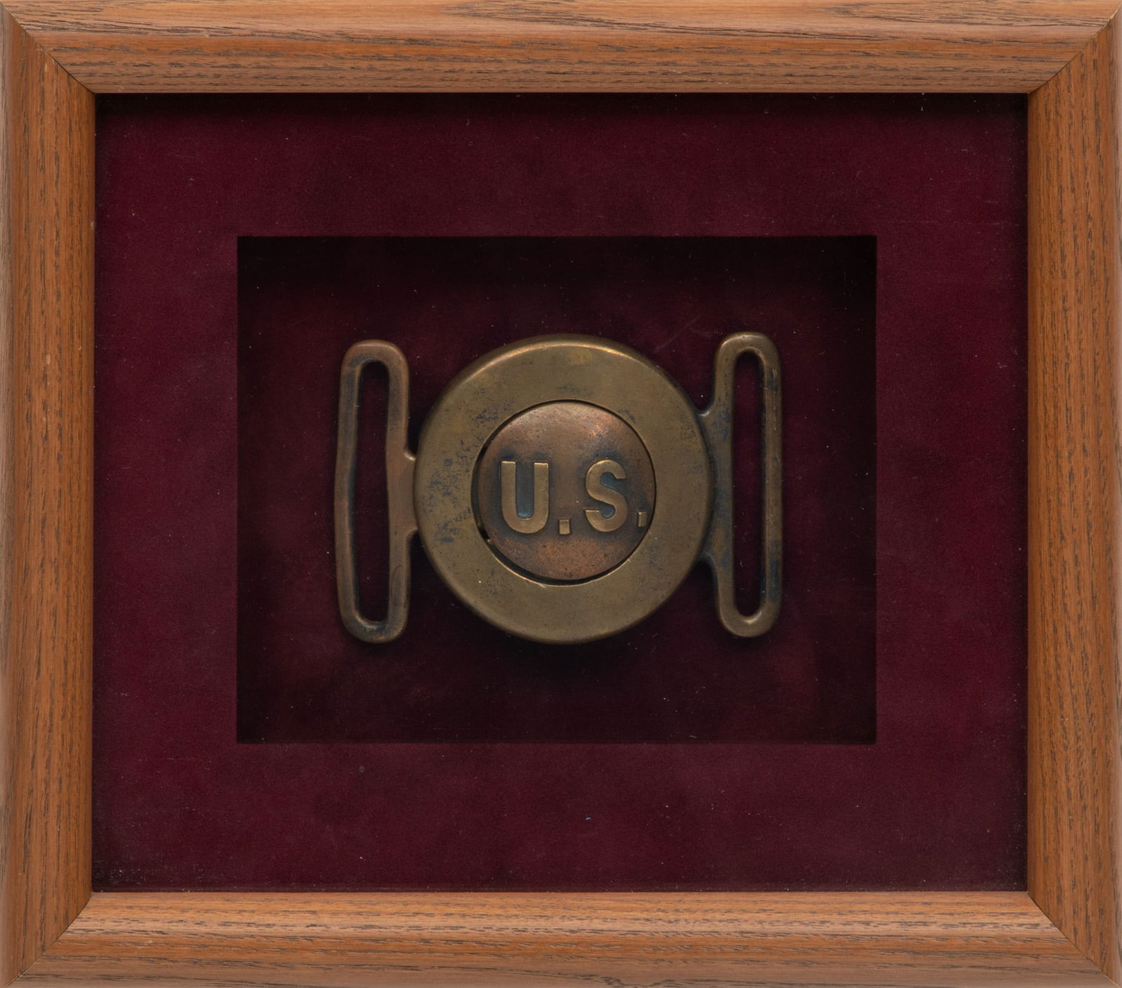 United States Brass Sword Buckle W 2" L 3.5" (1 of 2)