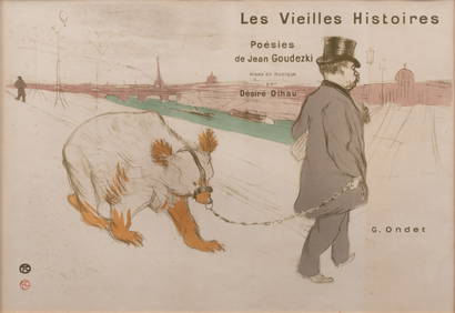 Henri De Toulouse-Lautrec (French, 1864-1901) Lithograph in Colors on Wove Paper, Ca. 1893, 'Les Vie (1 of 7)