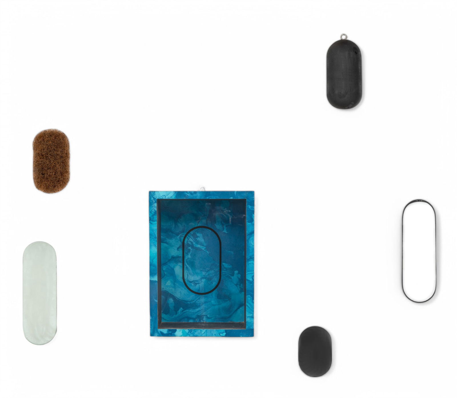 Richard Artschwager (American, 1923-2013) Wood, Formica, Plexiglas, Paint, Rubberized Horse Hair 196 (1 of 12)