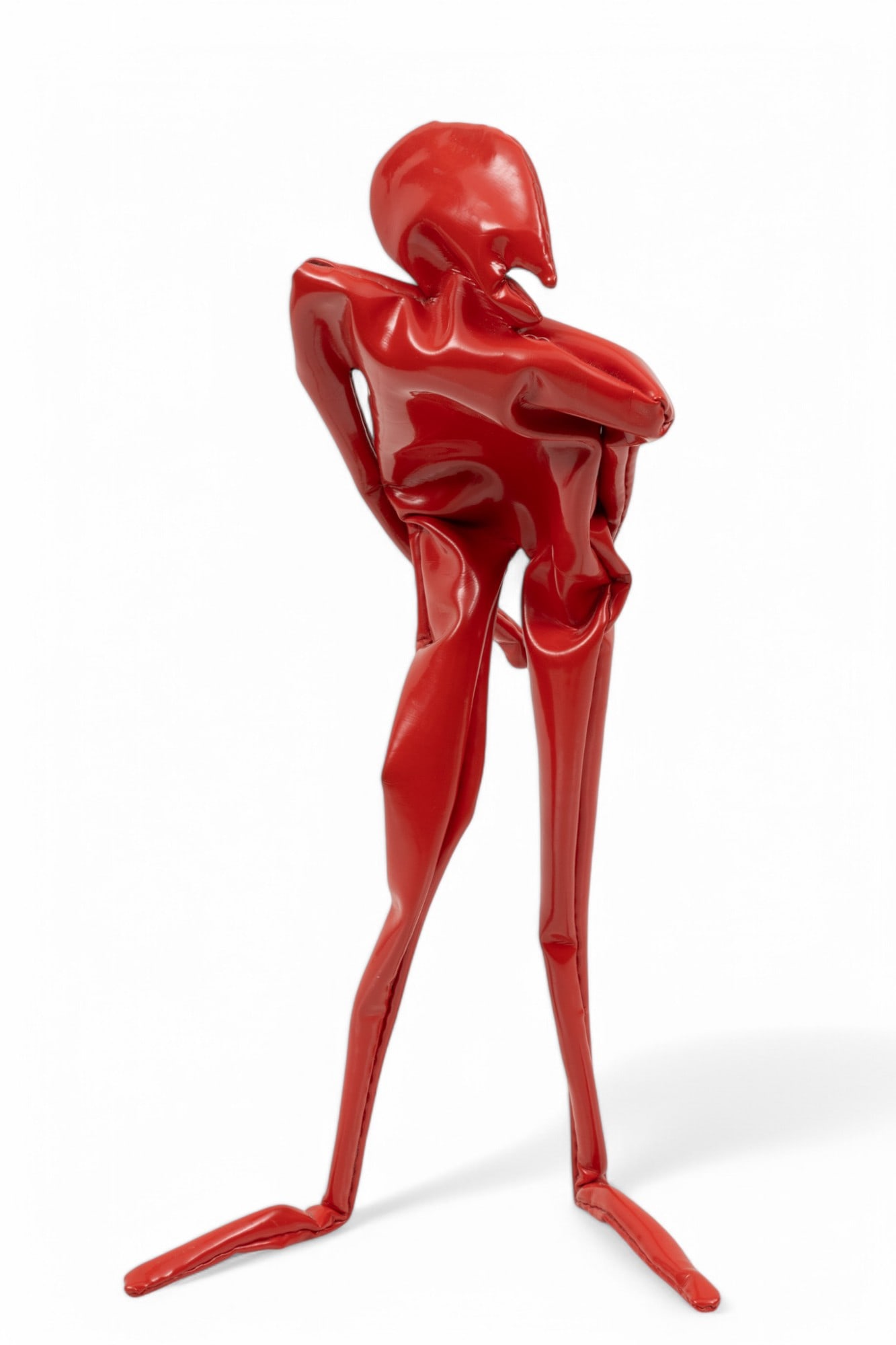 William King (American, 1925-2015) Vinyl Sculpture 1967, 'Businessman' H 18" W 6" Depth 7" (1 of 6)