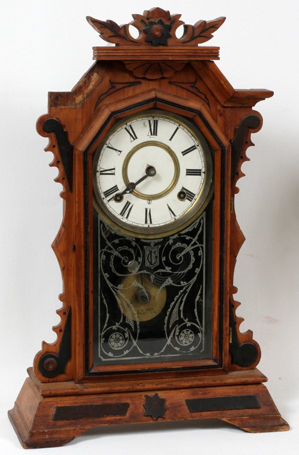 E. INGRAHAM CLOCK CO. MANTLE CLOCK, C. 1890, Feb 15, 2013
