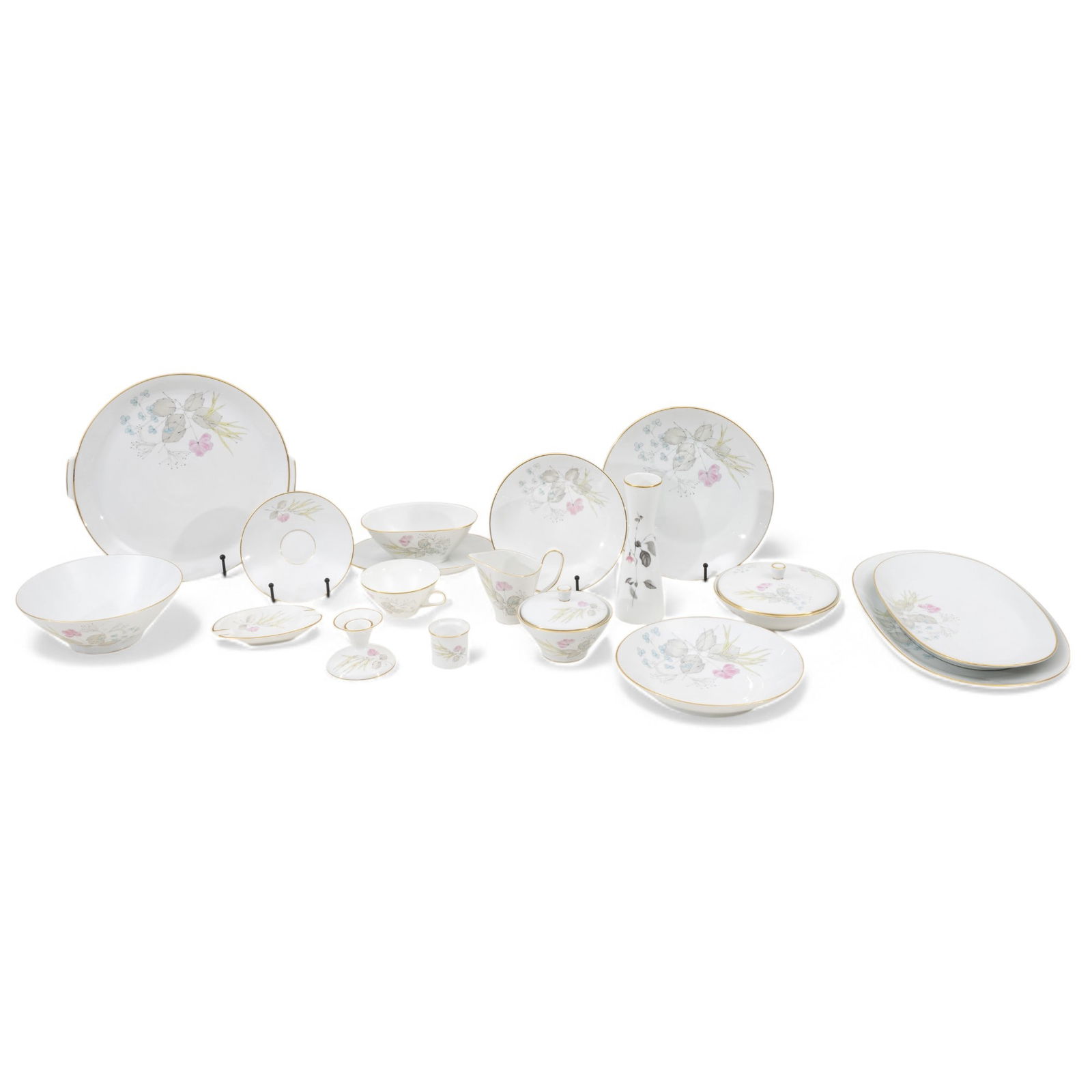 Rosenthal Porcelain Dinner Service 'Parisian Spring (White)' 60 PCS (1 of 20)