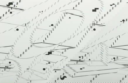 Al Held (American, 1928-2005) Etching And Aquatint on TH Saunders Wove Paper, 1984, 'Stone Ridge 6' (1 of 3)