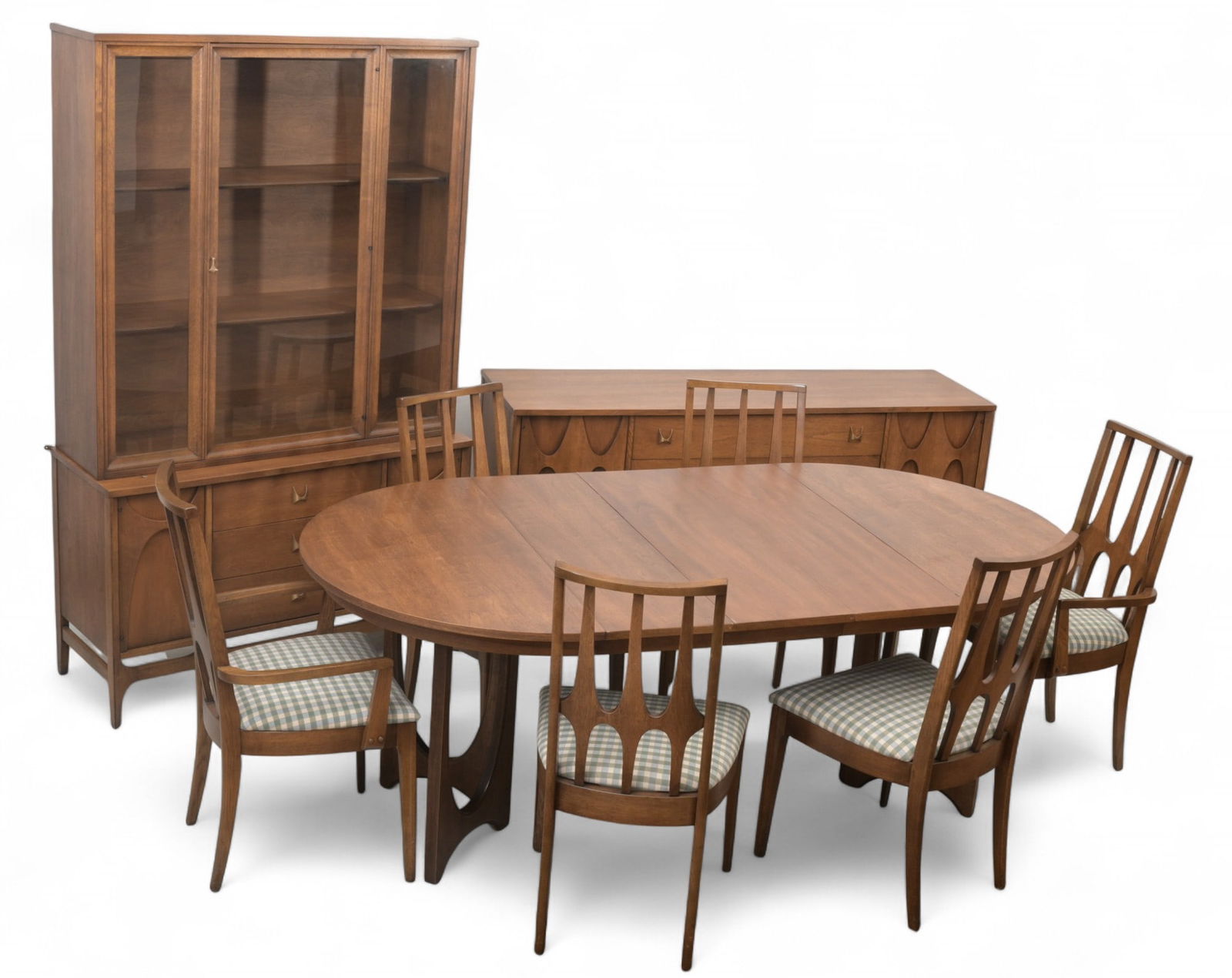 Melbourne Smith for Broyhill Premiere Mid-Century Modern Walnut Dining Room Set, Ca. 1963, (1 of 20)