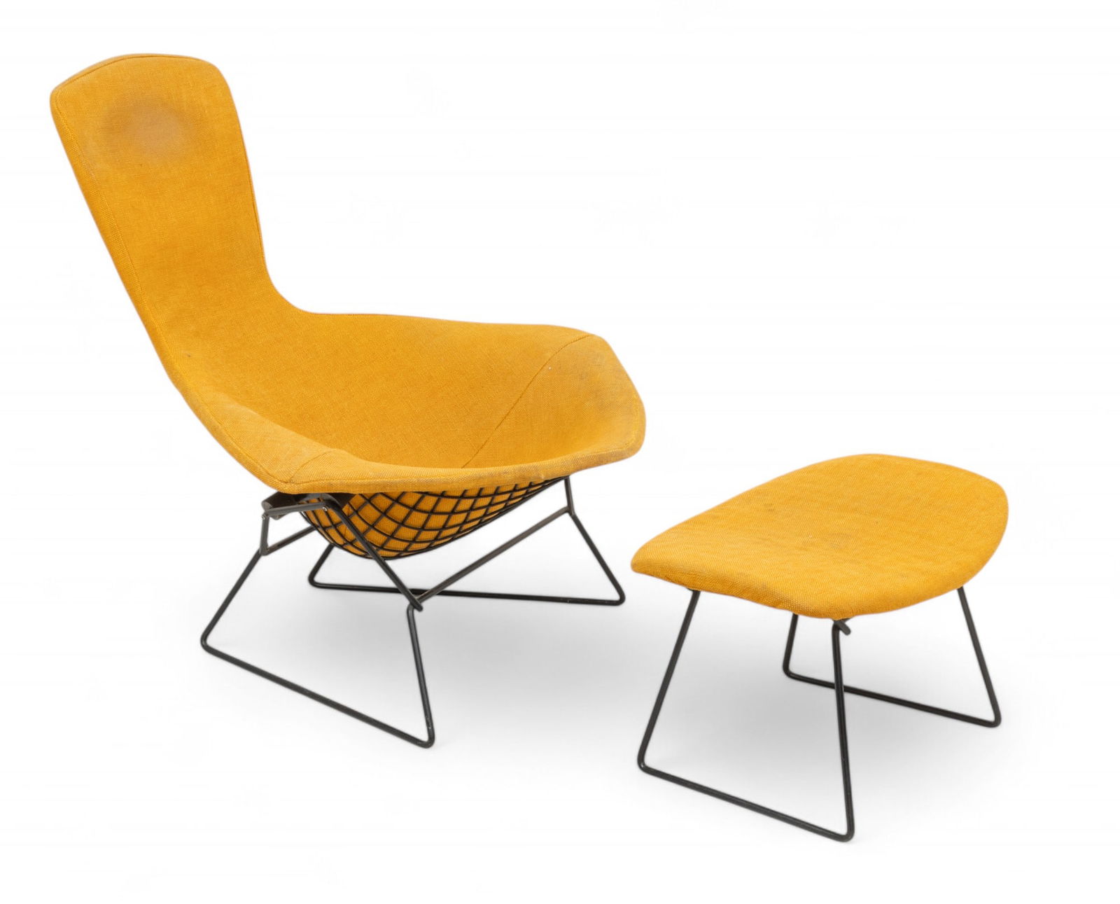 Harry Bertoia (Italian/American) for Knoll (American) Bird Lounge Chair And Ottoman, Ca. 1970 H 38" (1 of 6)