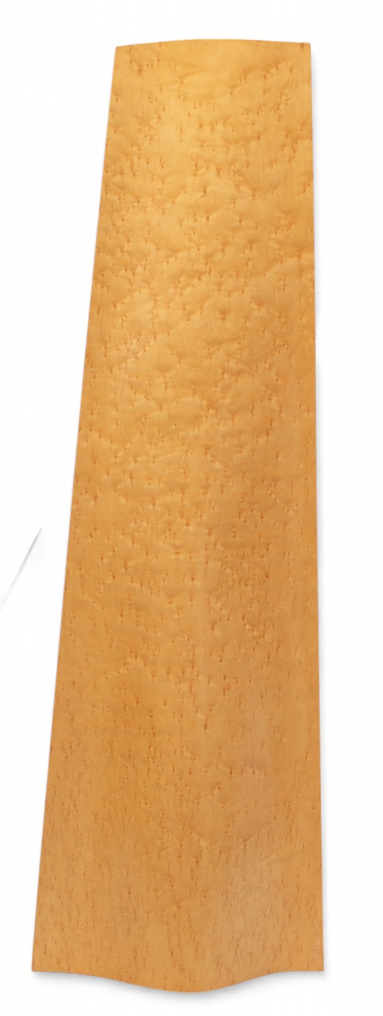 Colin Schleeh (Canadian, B. 1955) Birdseye Maple Vase, 2003 H 42" W 5.3" L 13.3" (1 of 6)