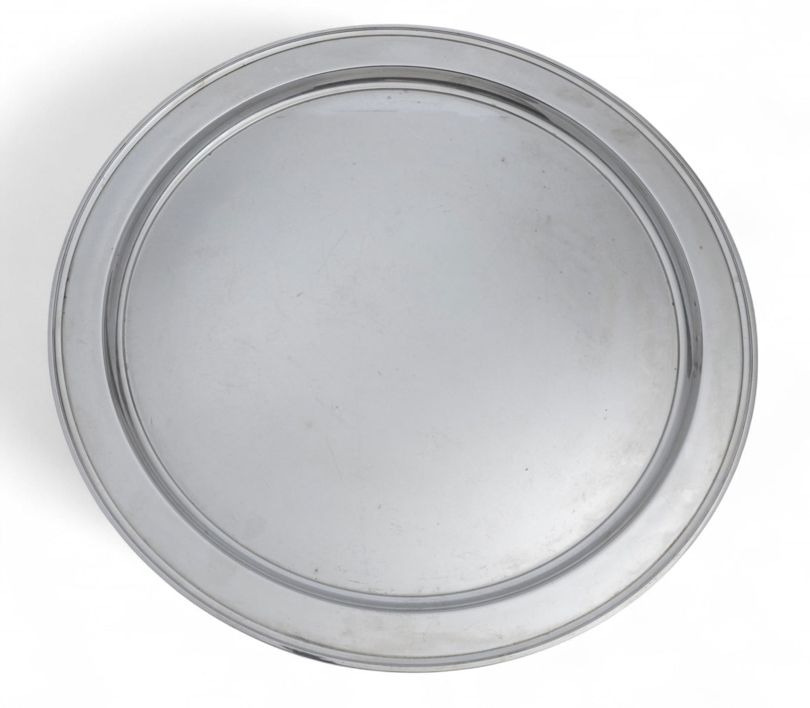 Tiffany & Co (NY) Sterling Silver Pattern 20221 Serving Tray Dia. 15" 36t oz (1 of 4)