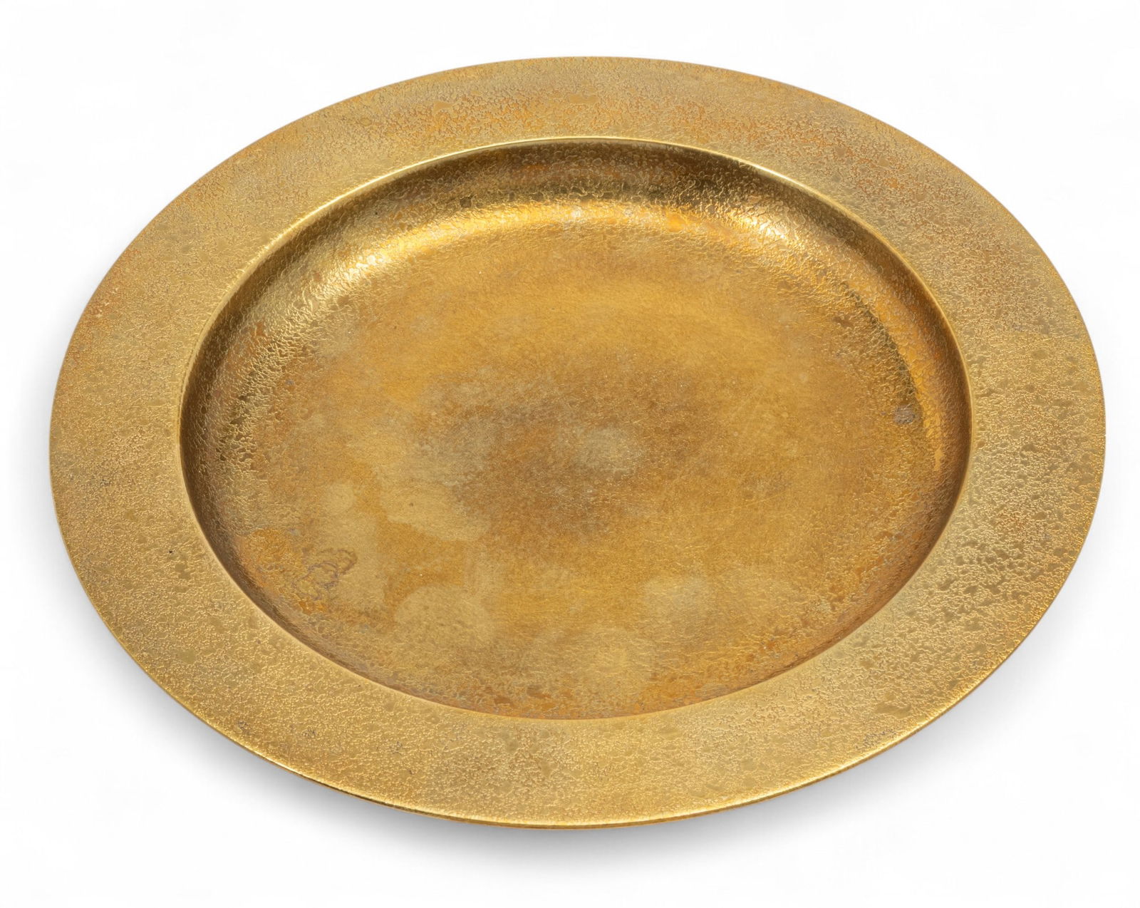 Tiffany Studios (American) Bronze Dore 1749 Plate Dia. 7.8" (1 of 5)