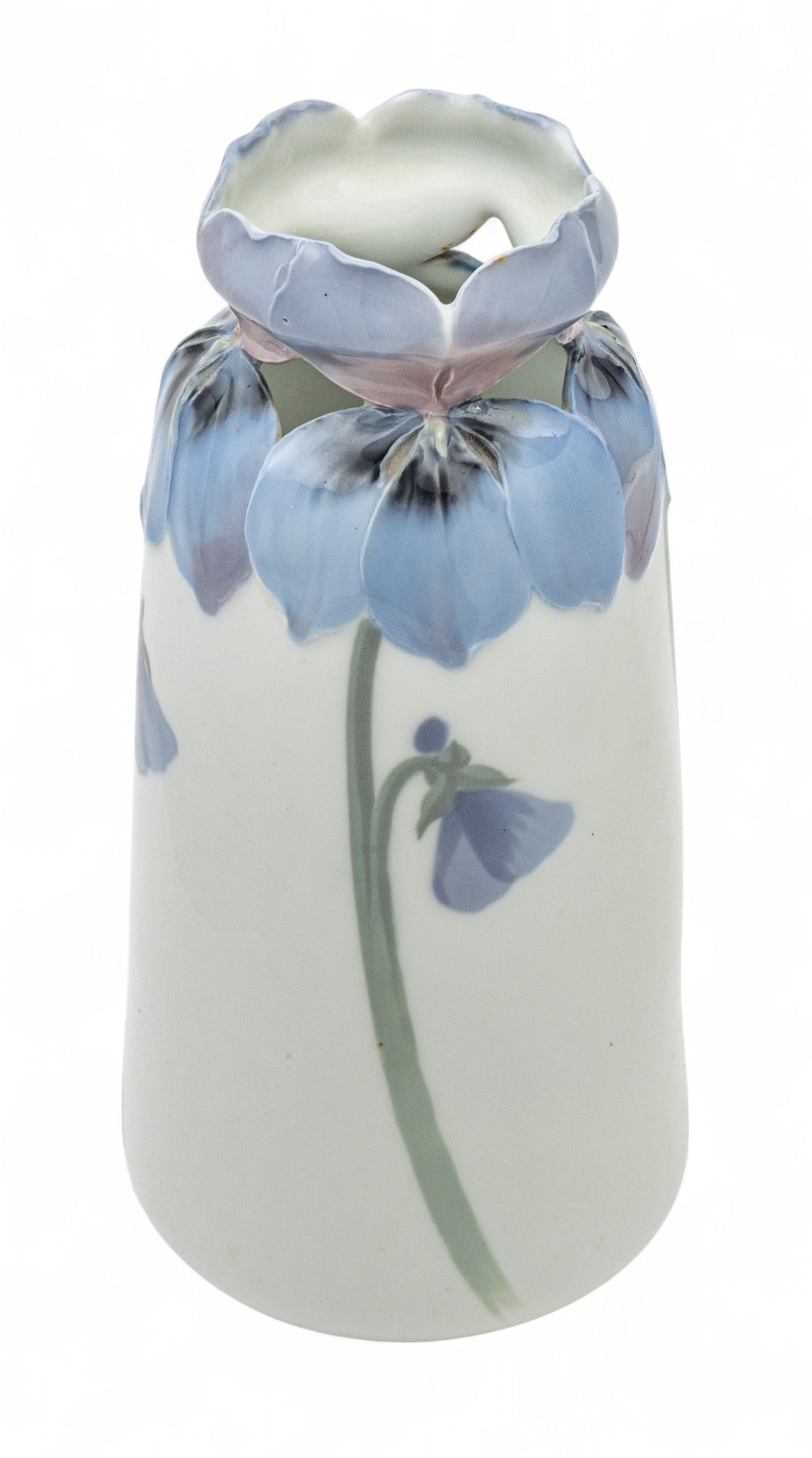 Nils Lundstrom for Rorstrand Reticulated Porcelain Vase H 10.5" Dia. 5" (1 of 6)