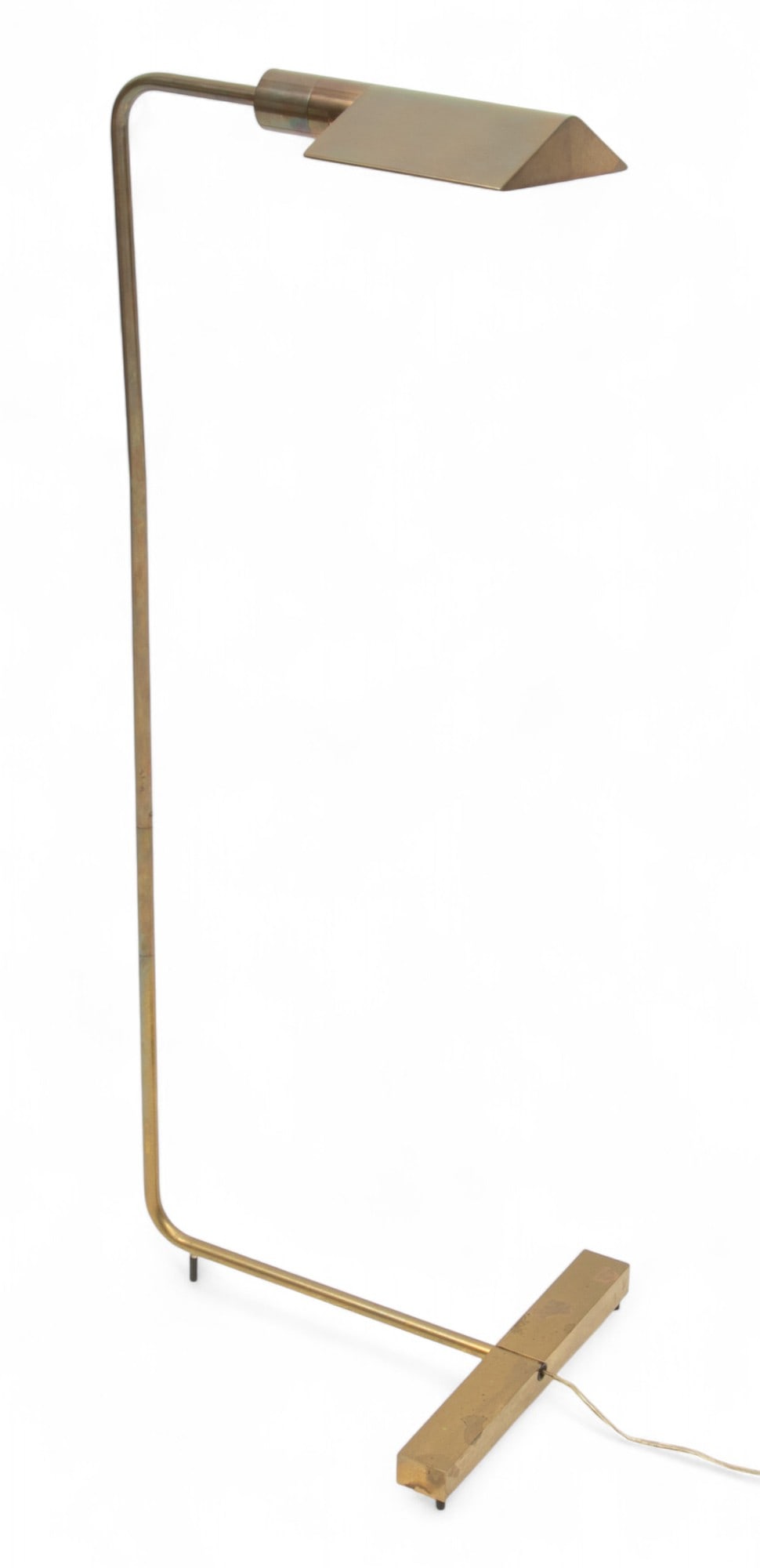 Cedric Hartman (American, B. 1929) Brass Floor Lamp H 35.5" (1 of 4)