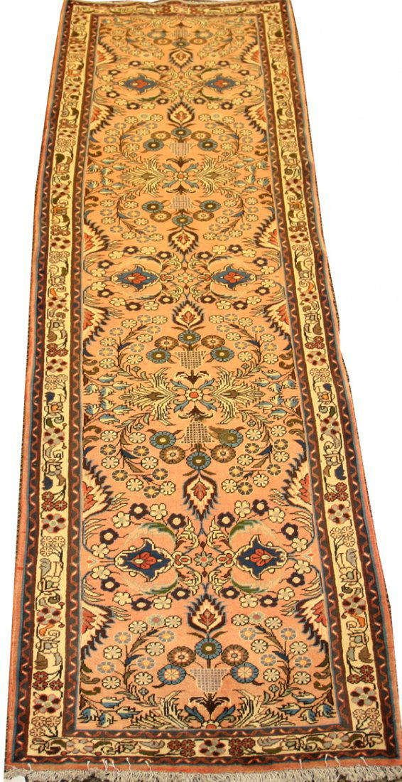 SAROUK PERSIAN RUNNER,: SAROUK PERSIAN RUNNER, 10' 0" X 2' 6":