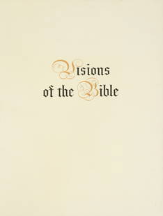 Reuven Rubin (Israeli, 1893-1974) Portfolio of 12 Lithographs, Pencil Signed 'Visions of the Bible',: Reuven Rubin (Israeli, 1893-1974) Portfolio of 12 Lithographs, Pencil Signed 'Visions of the Bible', H 27" W 21" 12 PCS Published by Harry Abrams, New York. Provenance: Property of a Bloomfield Hills