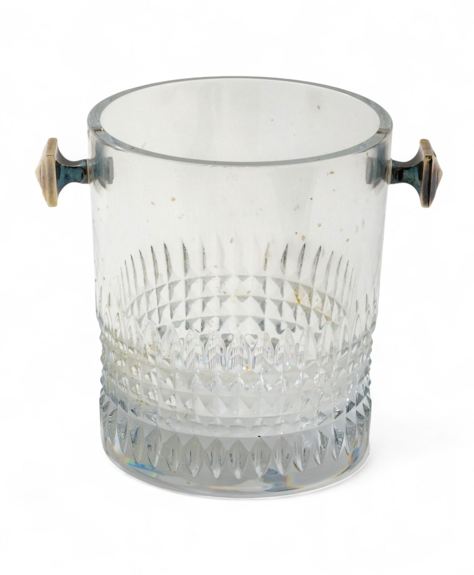 Christofle (French) Crystal Ice Bucket H 5.5" W 6" (1 of 4)