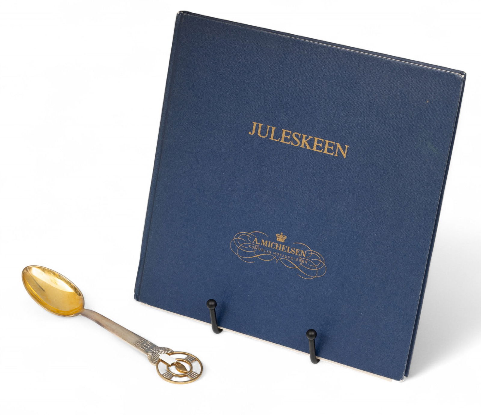 Arno Malinowski for A. Michelsen (Danish, 1899-1976) Gilded Sterling Silver Christmas Candle /: Arno Malinowski for A. Michelsen (Danish, 1899-1976) Gilded Sterling Silver Christmas Candle / Julelys Spoon 1936, 2 PCS Part of an annual series of Christmas spoons produced by A. Michelsen. Presente