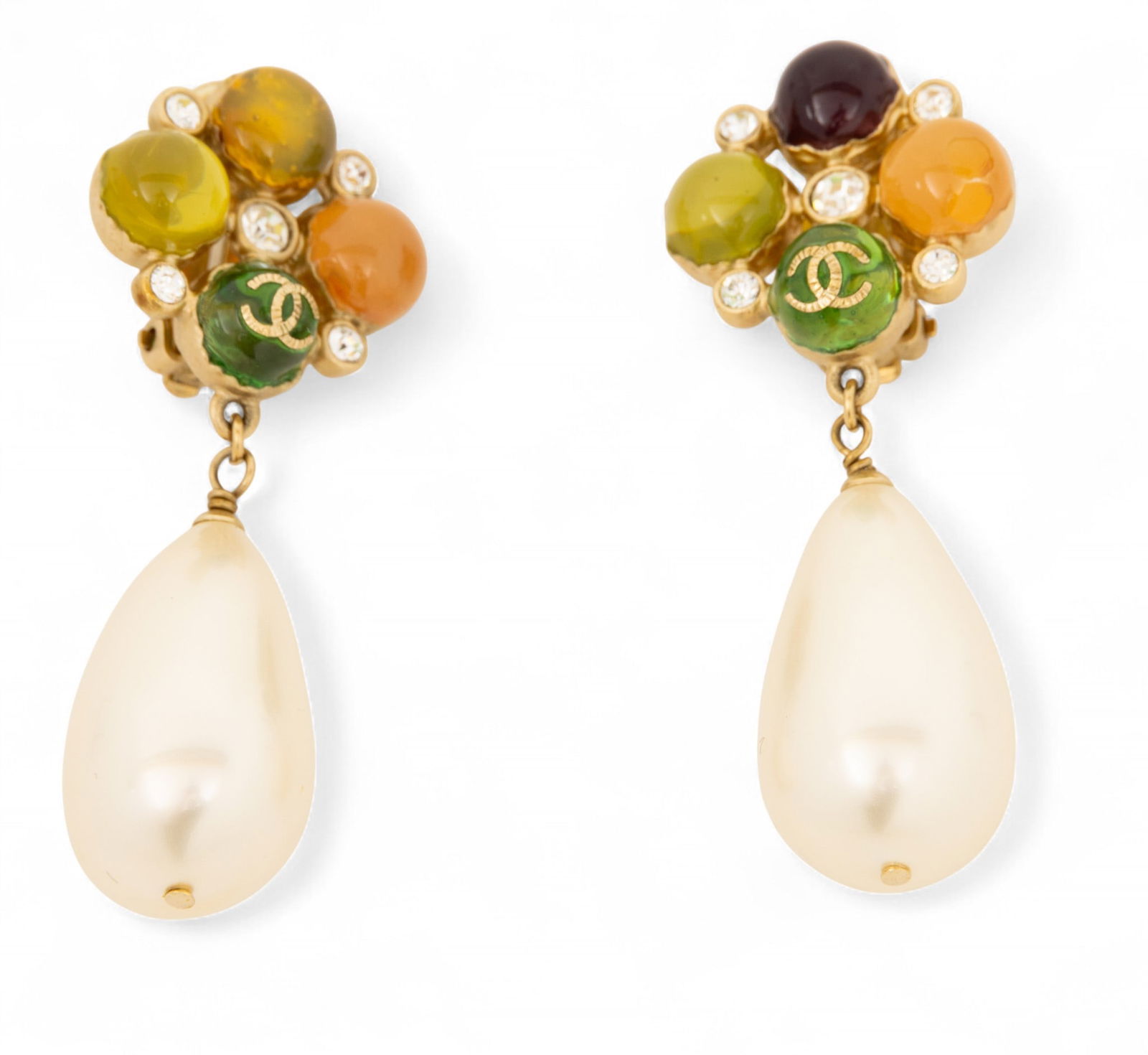 Chanel (French) Drop Style Earrings 2008, 29 g 2 PCS (1 of 4)