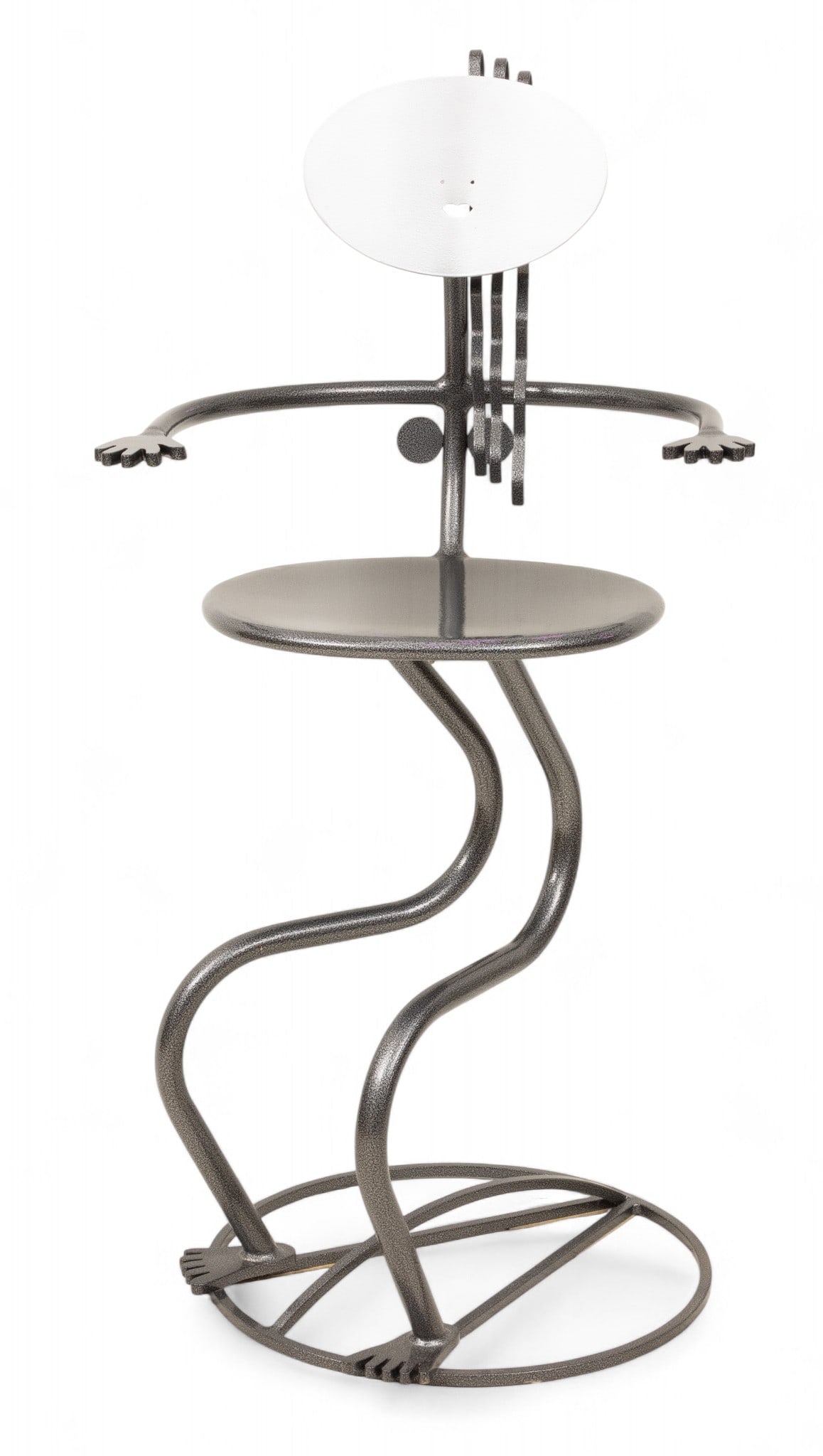 Fred Garbotz for Rockledge Designs She Swivel Bar Stool 20/21st Cen., H 49.75" W 25" Depth 22" (1 of 4)