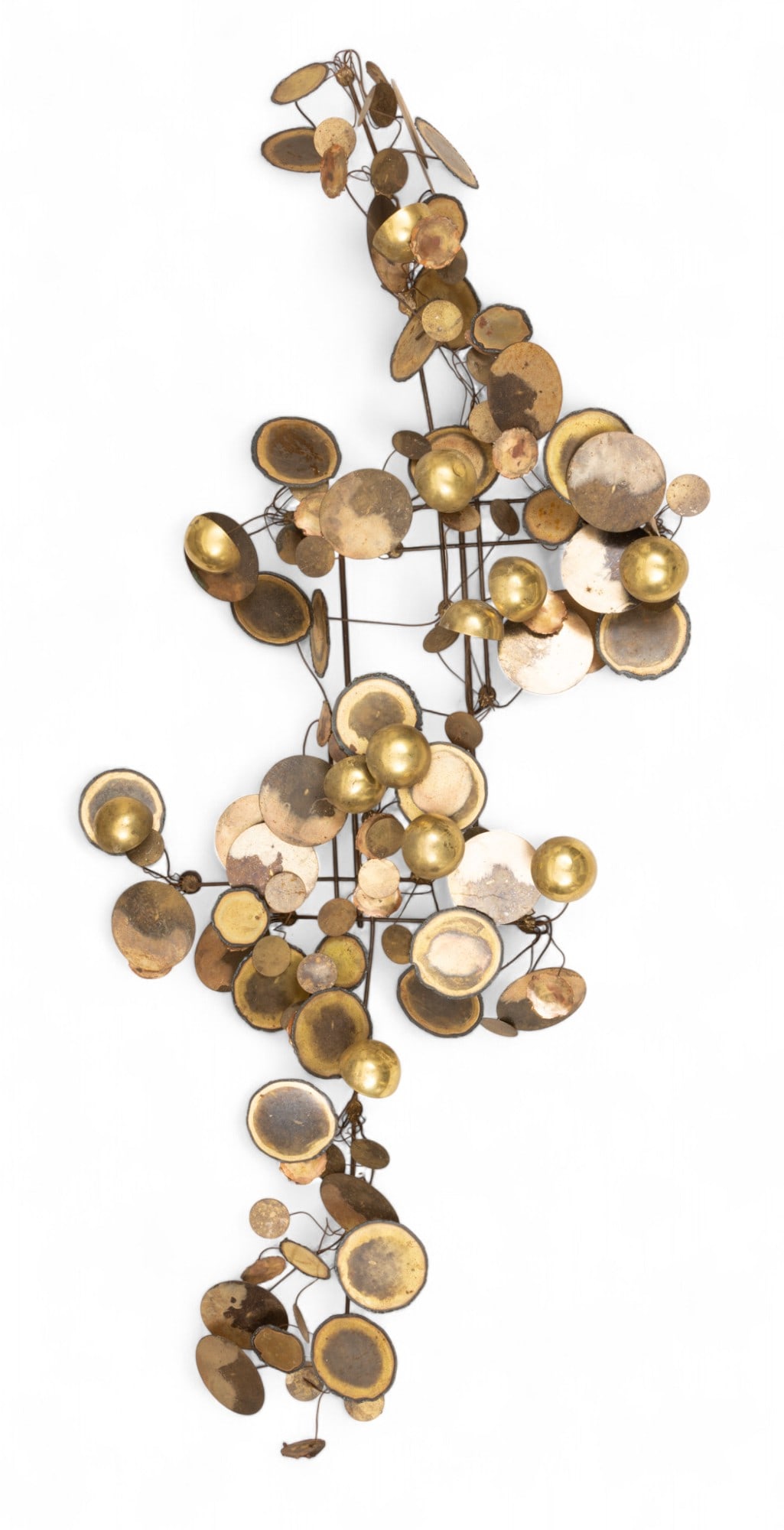 Curtis Jere (American, 1910-2008) Wall Sculpture 1970, 'Raindrops' (1 of 5)