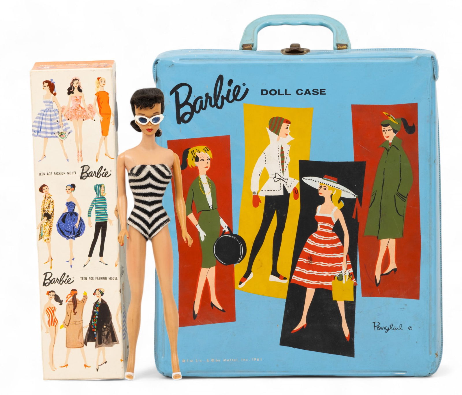 Mattel (American) #5 Original Ponytail Barbie Doll 1961, 2 PCS (1 of 12)