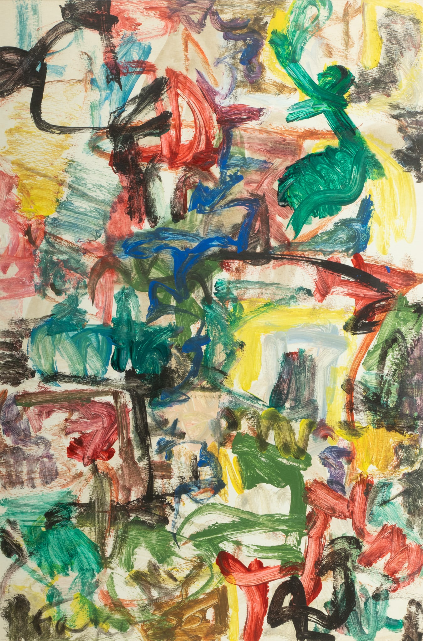 Jack Faxon (American, 1936-2020) Mixed Media 'Abstract', H 29'' W 19'' (1 of 4)