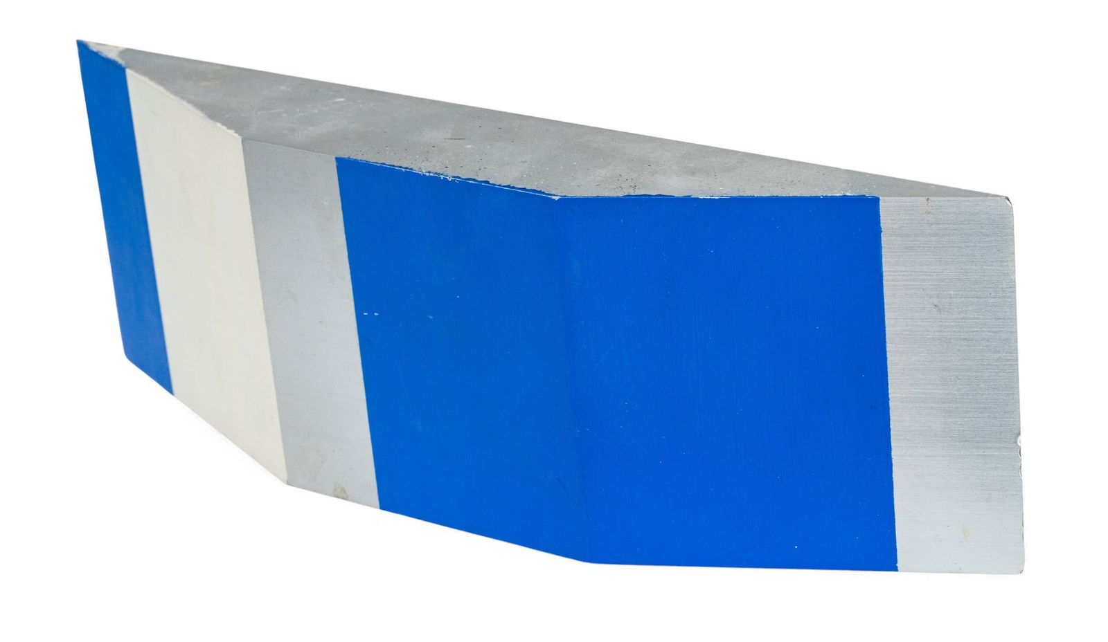 Stuart Arends (American, B. 1950) Oil on Aluminum Sculpture, 2006, 'Wedge 19', H 4" W 12" Depth (1 of 9)