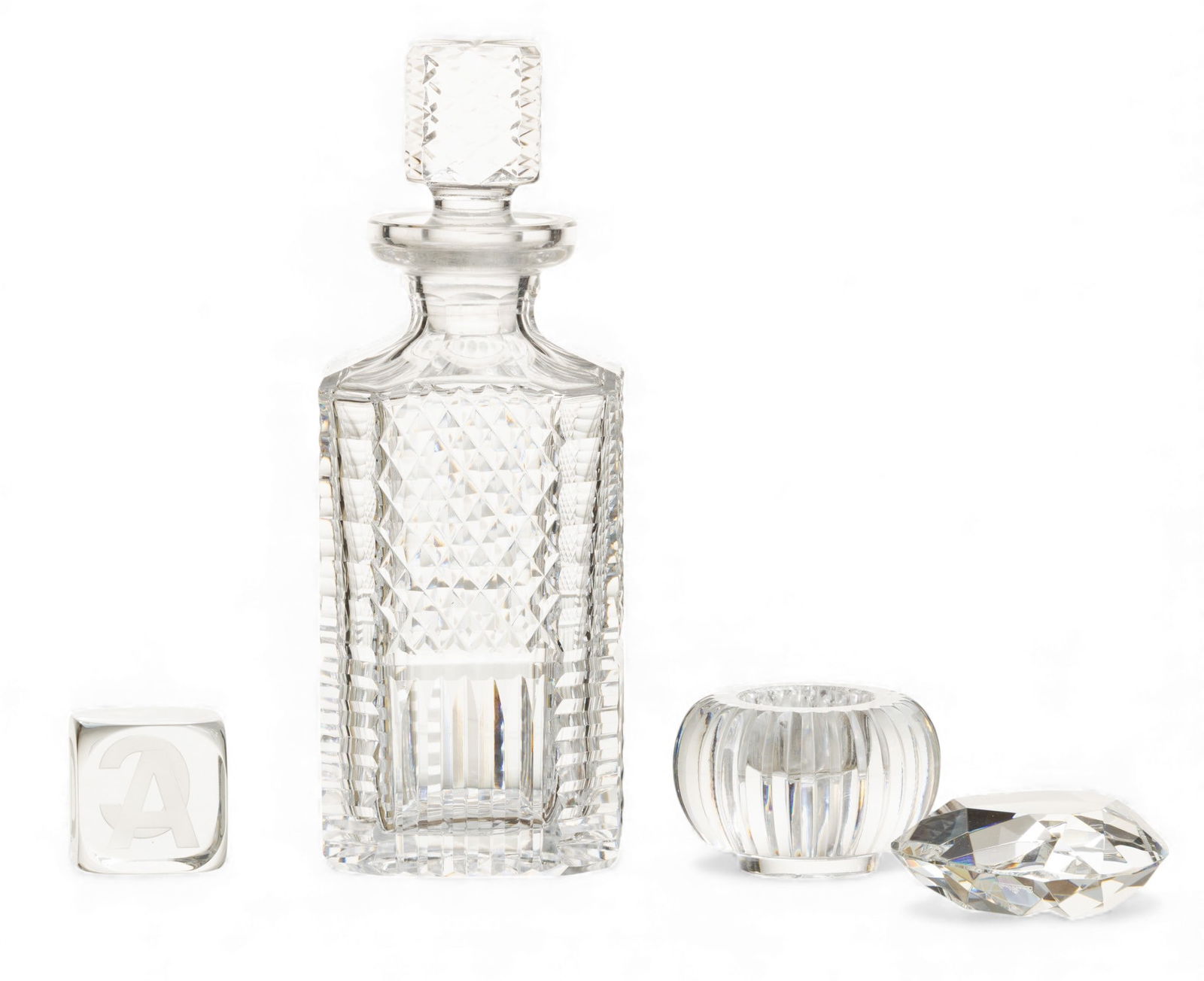 Waterford, Baccarat and Rosenthal Crystal Collection, 4 PCS (1 of 8)
