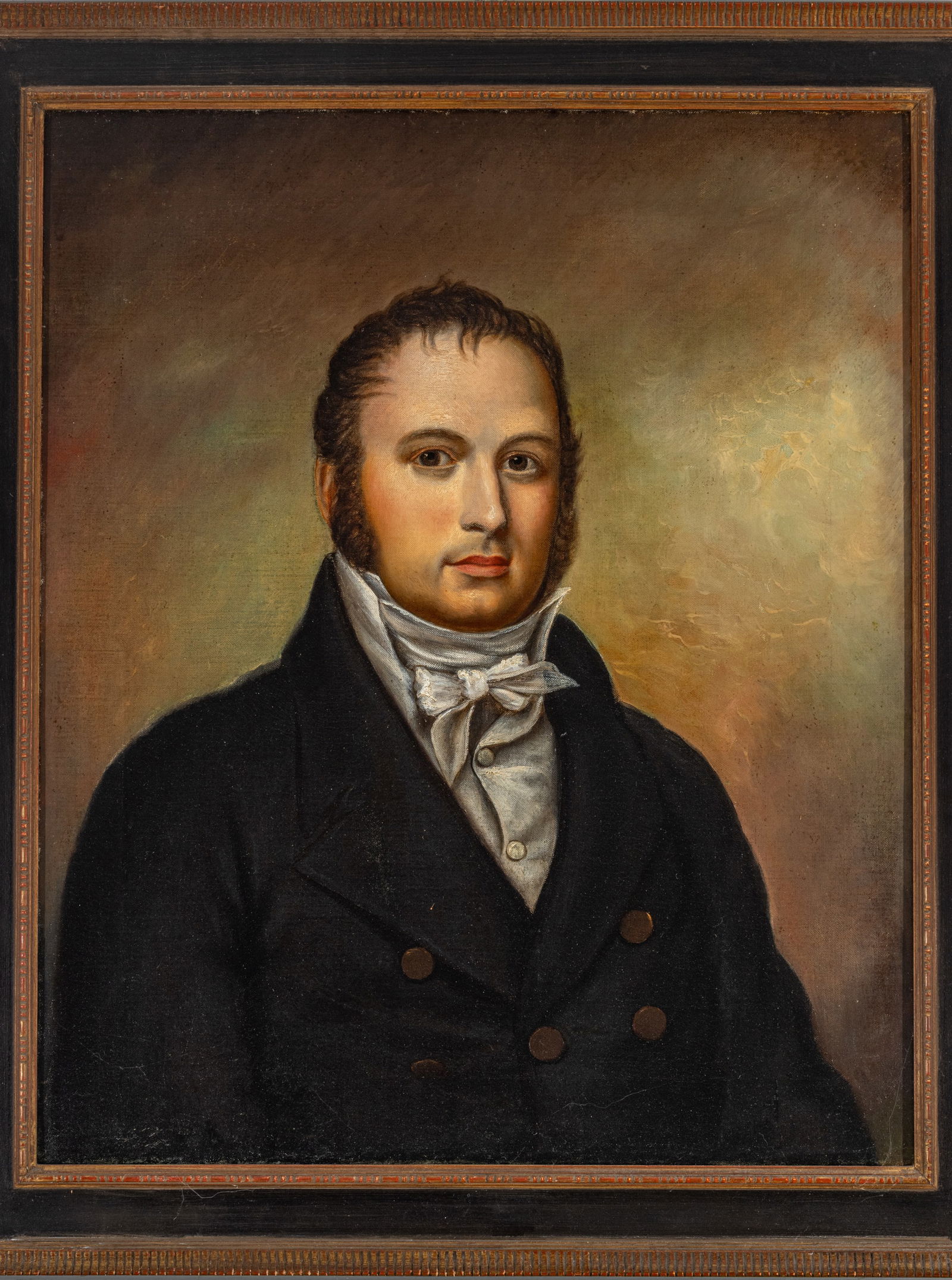 Oil on Canvas on Canvas 'Portrait of Dr. McMechen', H 30.5" W 25.5" Frame Size: H 35.75" W 30.5" (1 of 8)