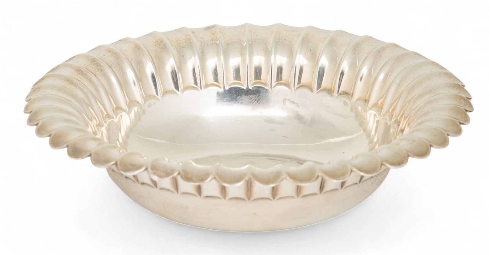Gorham (American) Sterling Silver Bowl "Leamington" 1930, H 2.5" Dia. 9.5" 15.14 t oz 1 PC (1 of 3)