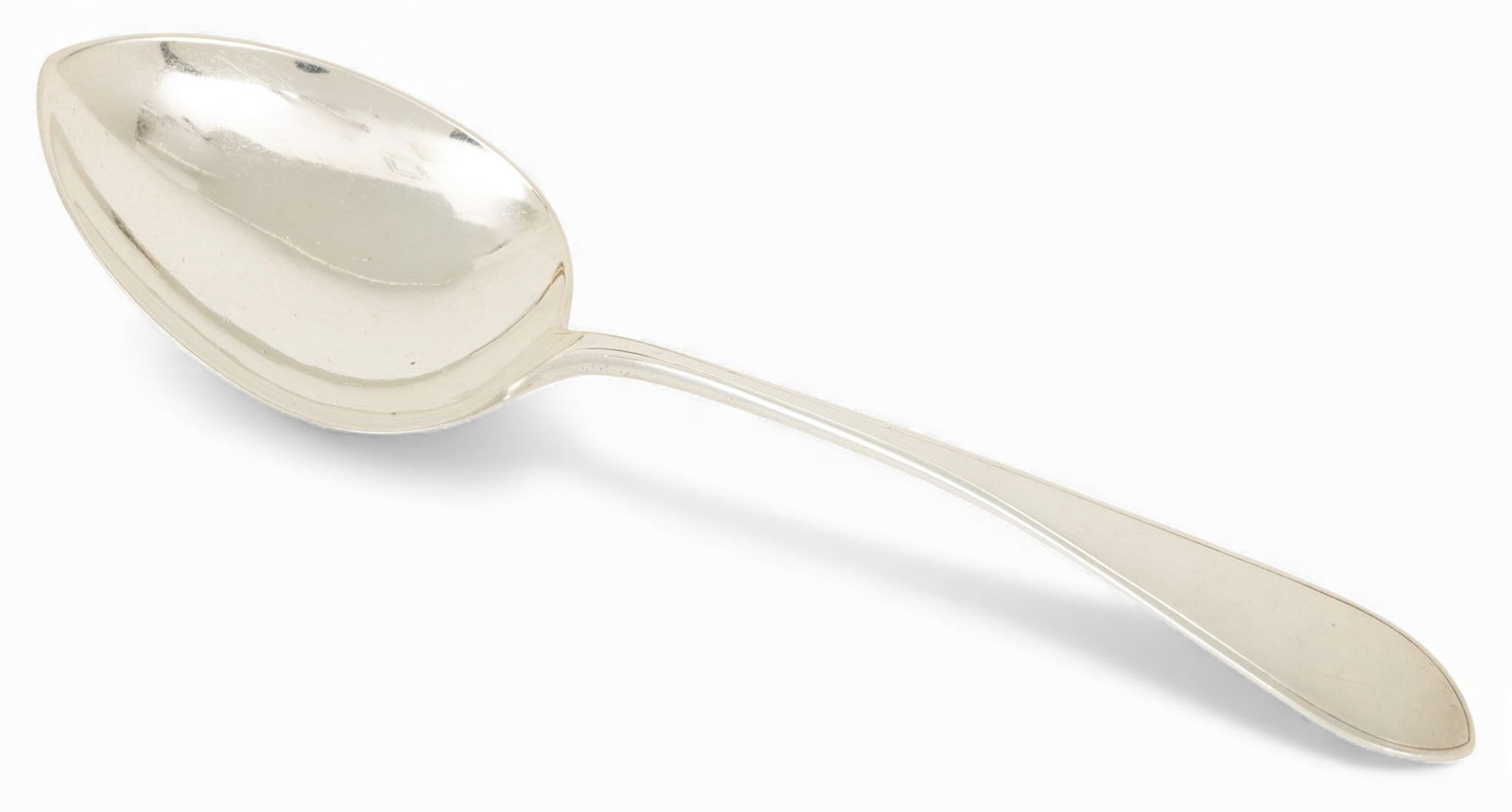 Arthur J. Stone (Gardner, Mass., 1847-1938) Handwrought Sterling Silver Serving Spoon L 9.2" 2.8 t (1 of 3)