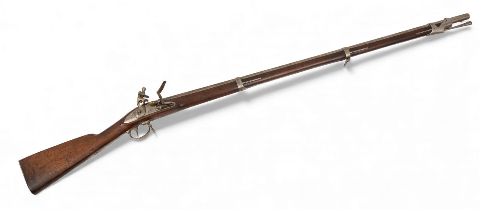 Lemuel Pomeroy (Pittsfield, Mass.) Contract U.S. Model 1840 Flintlock Musket, Mid 19th Century, L (1 of 5)