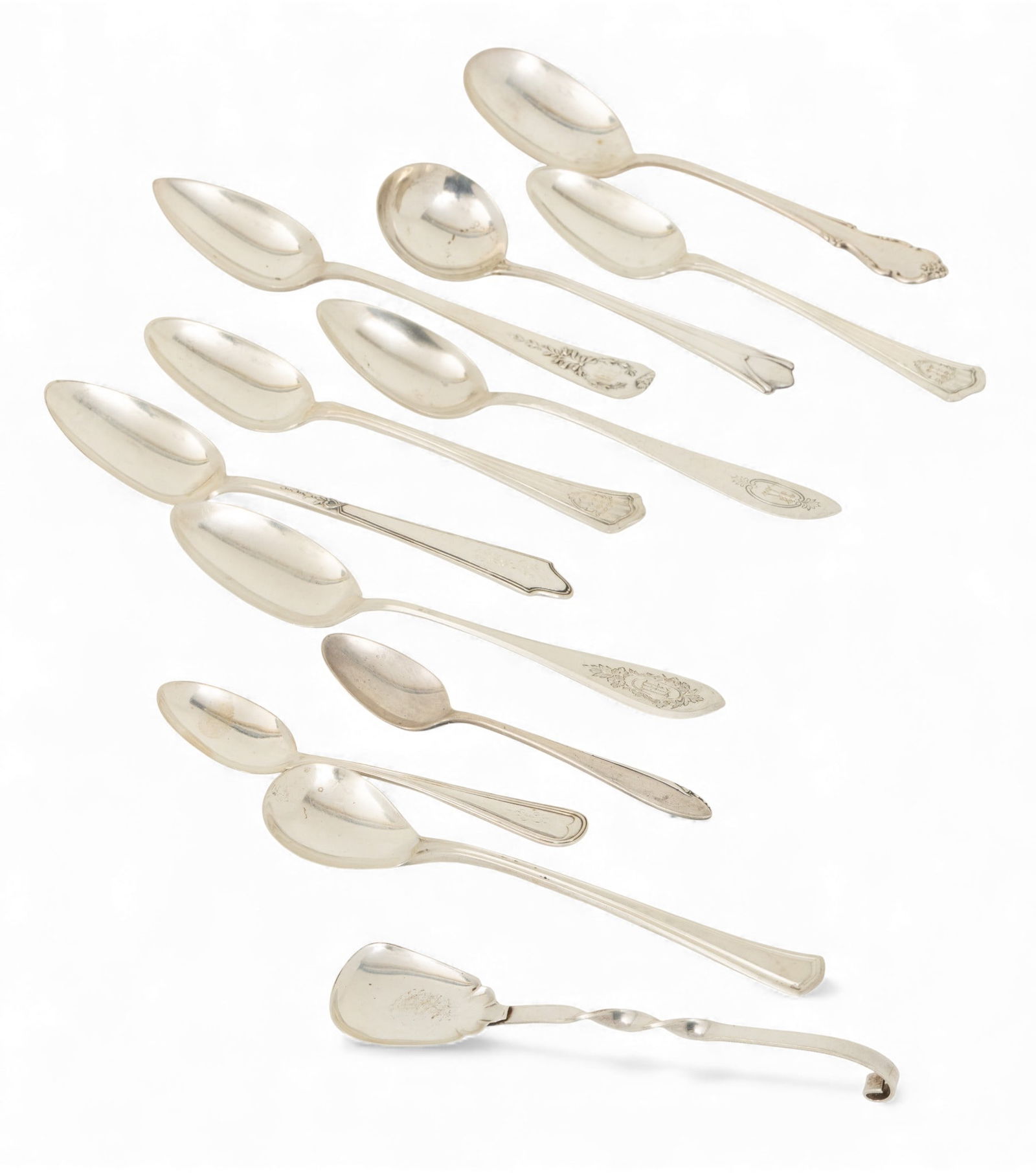 Sterling Silver Spoons 7.12 t oz 12 PCS (1 of 4)