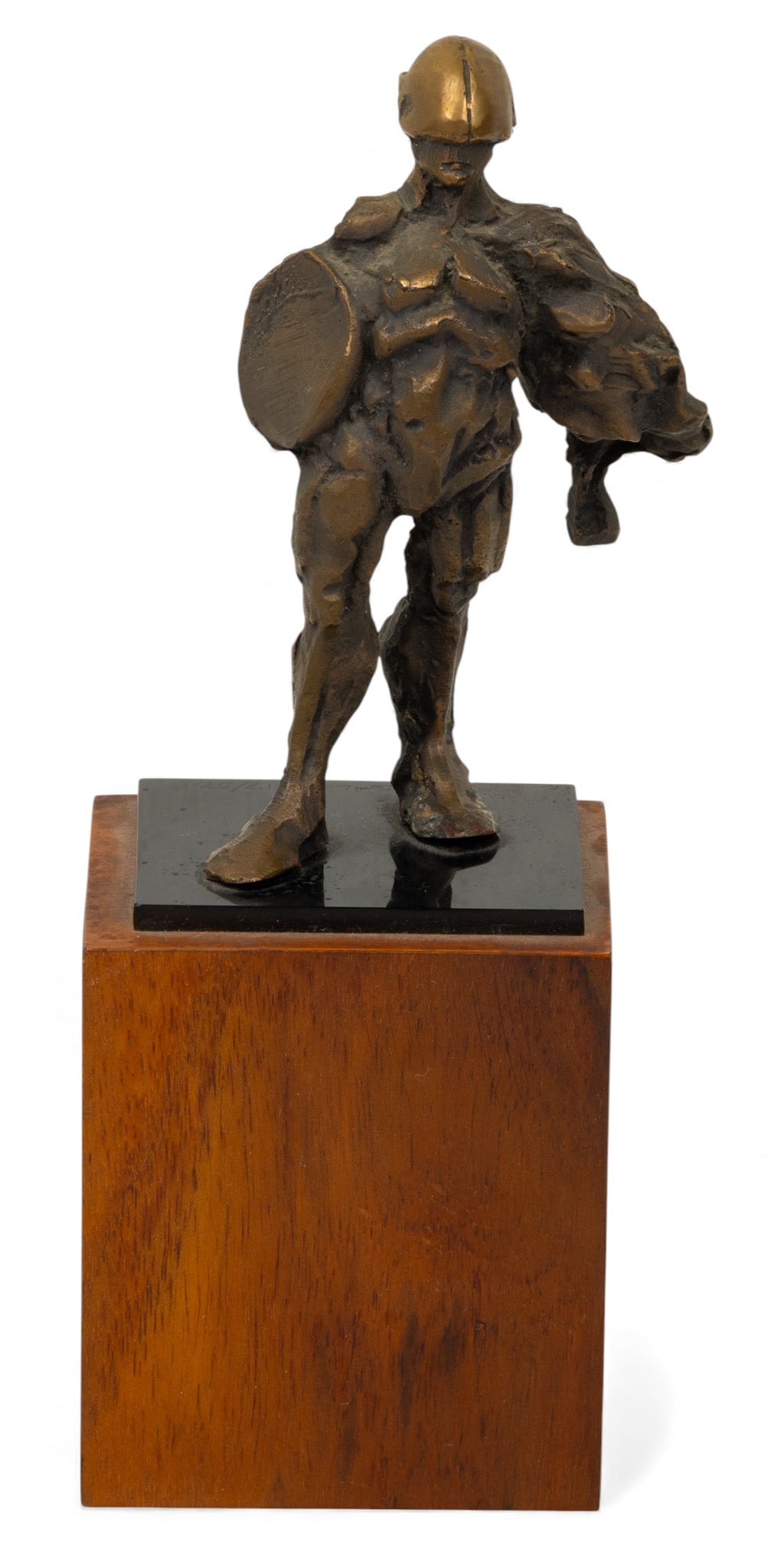 Theodore Gall (American, B. 1941) Bronze Sculpture, Ca. 1980, 'Beetle Guardian Figure', H 4.5" W (1 of 5)