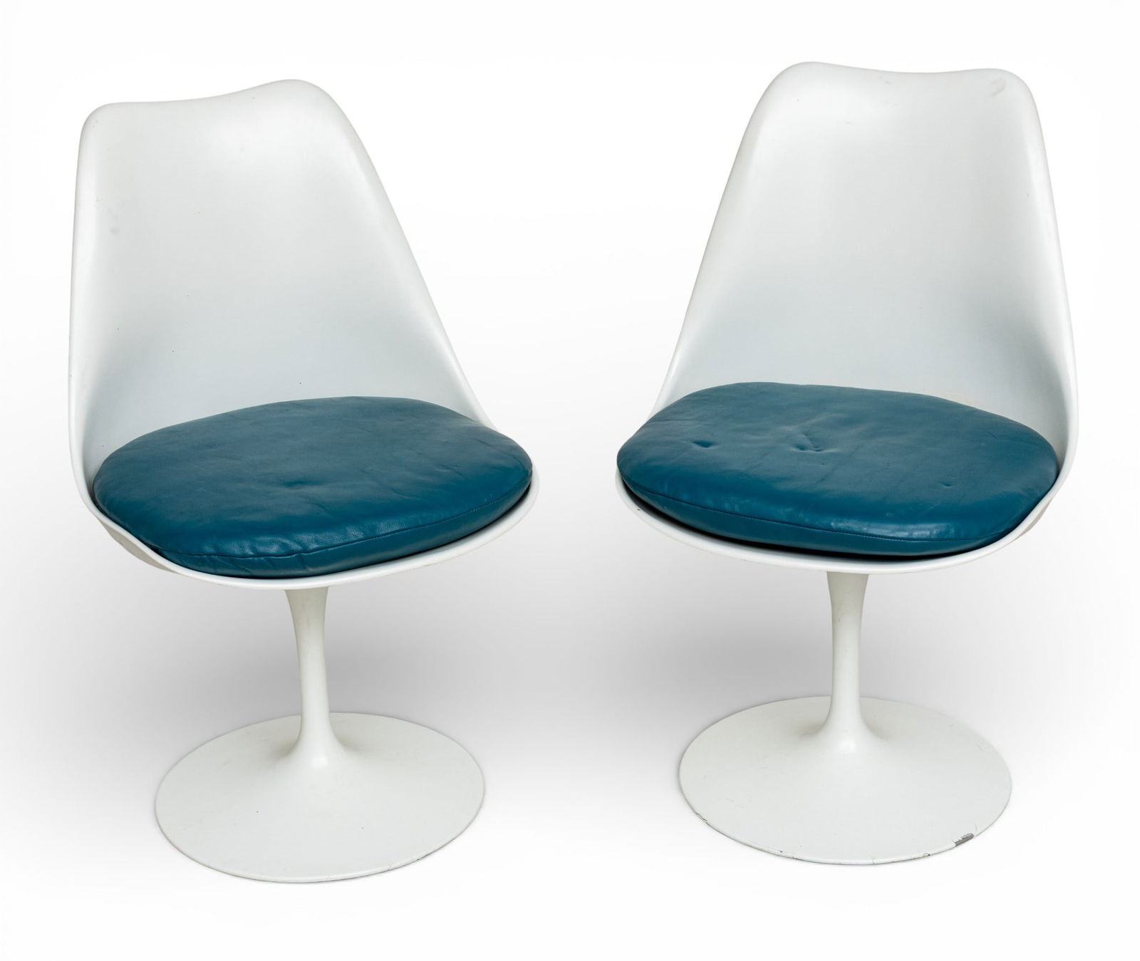 Eero Saarinen (Finnish-American, 1910-1961) Tulip Chairs Model 151, Ca. 1956, H 31.25" W 19" Depth (1 of 8)