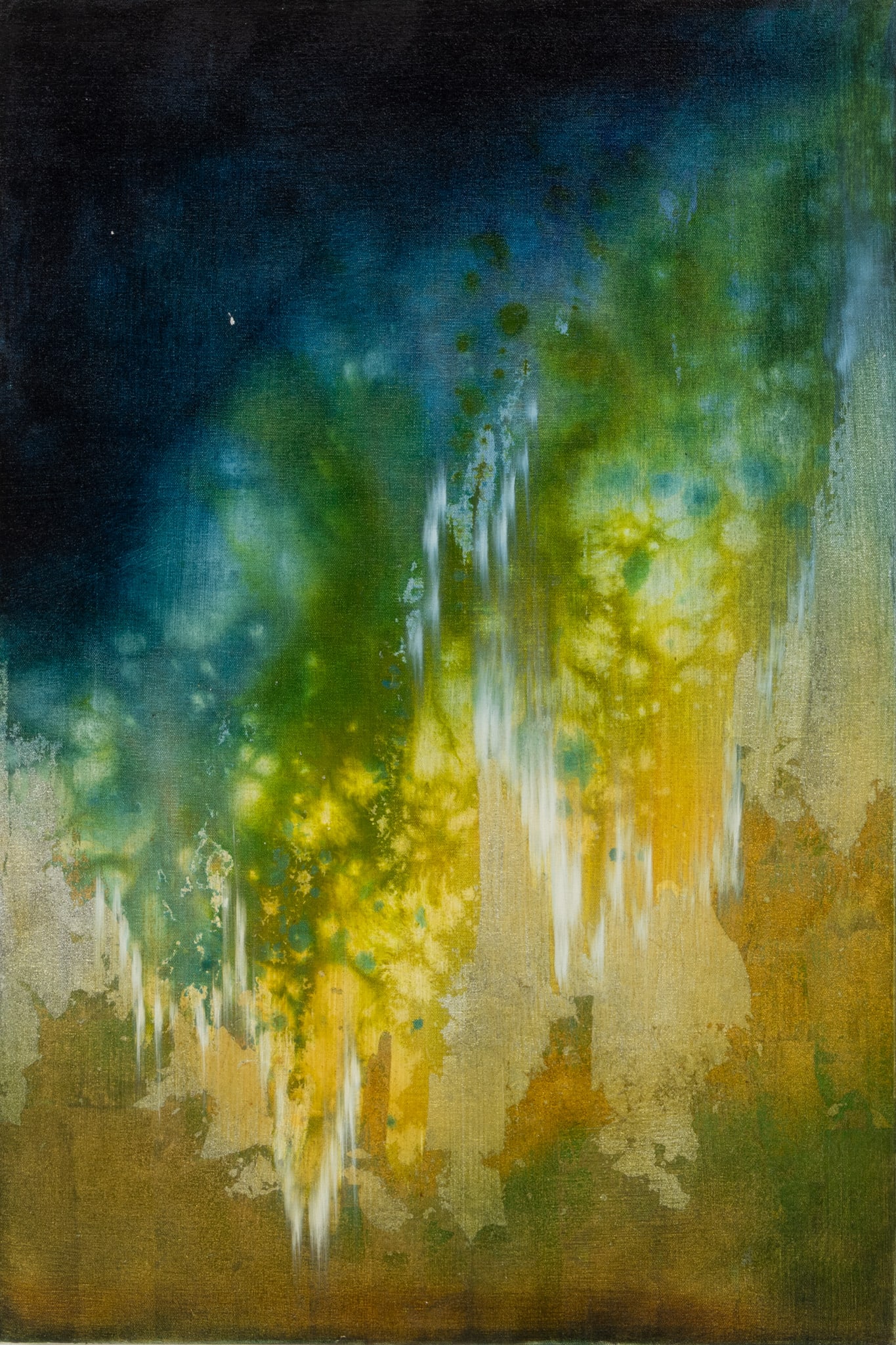 Britten (American/Colorado, B. 1972) Mixed Media on Linen Canvas 20165, 'Farewell - Stepping into (1 of 7)