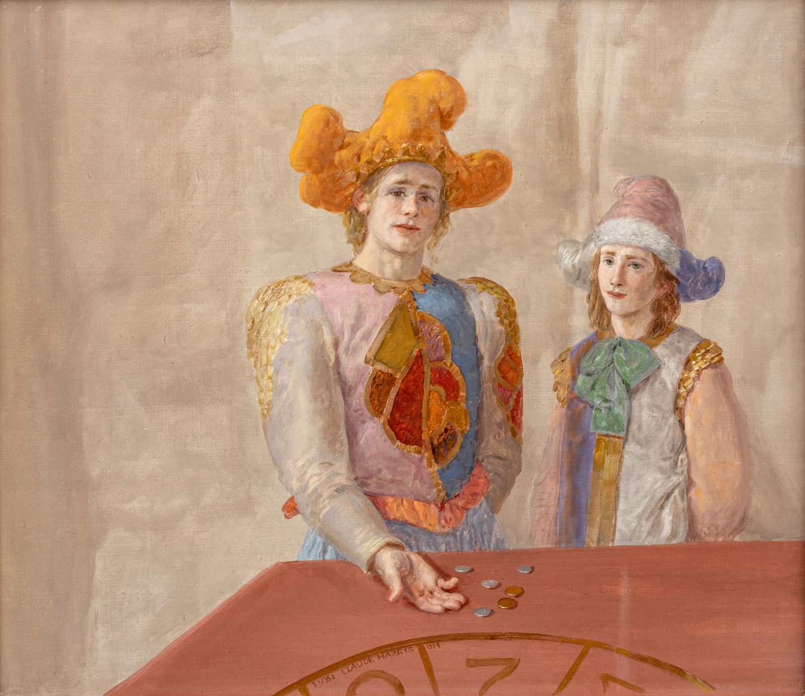 Claude Harrison (British, 1922-2009) Oil Board 1981, H 11.25" W 13" Frame Size: H 17" W 18.5" (1 of 8)