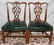 CHINESE CHIPPENDALE STYLE MAHOG DINING CHAIRS - 4
