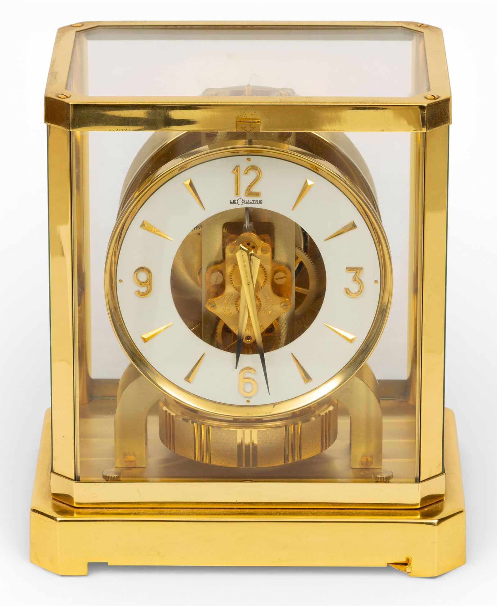 Jaeger-LeCoultre Atmos Perpetual Motion Clock 1971, H 9.2" W 7.5" Depth 5.5" 1 PC (1 of 6)