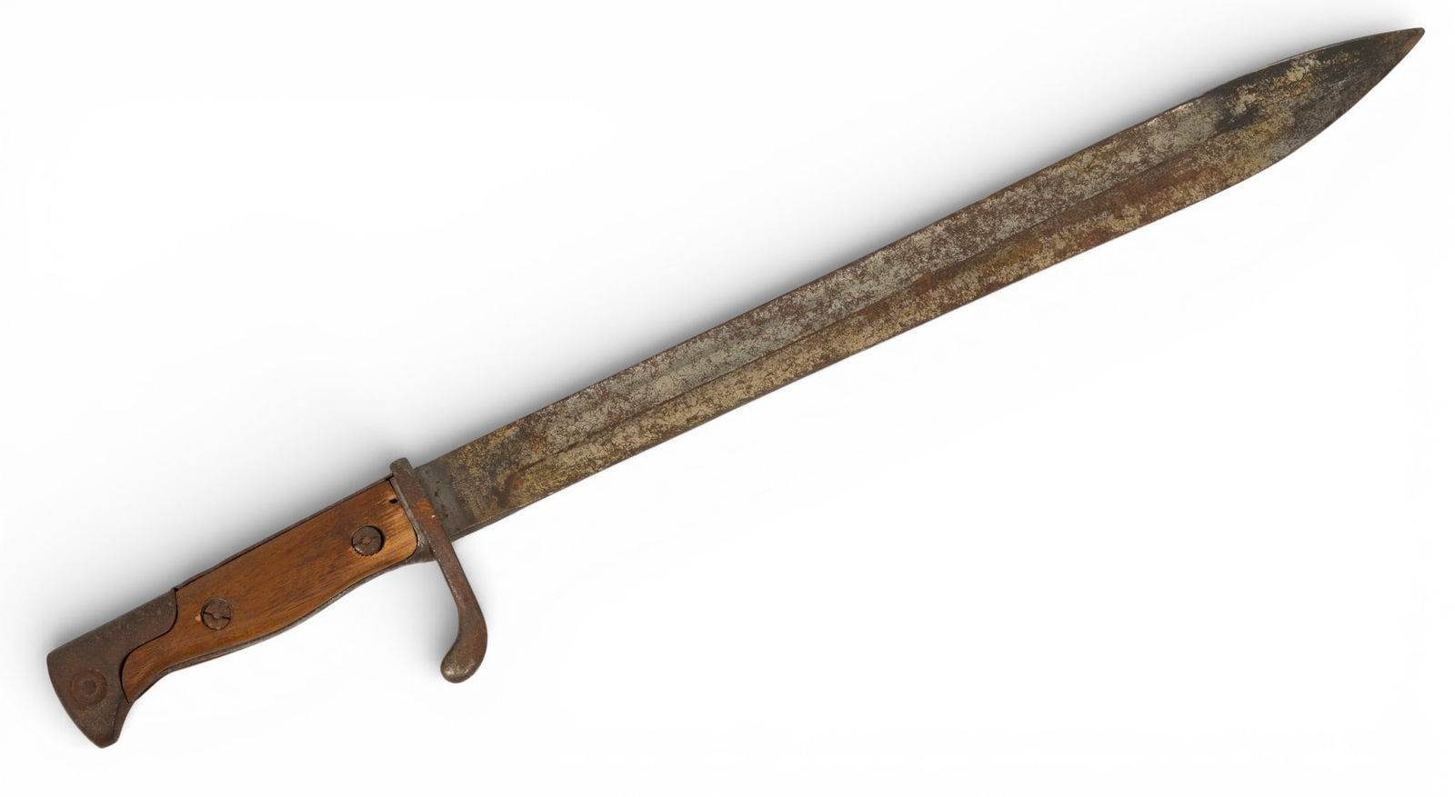 German WWI M1898/05 Bayonet 1917, Schubert U. Salzer W 2.75" L 19.75" Depth 0.5" (1 of 3)