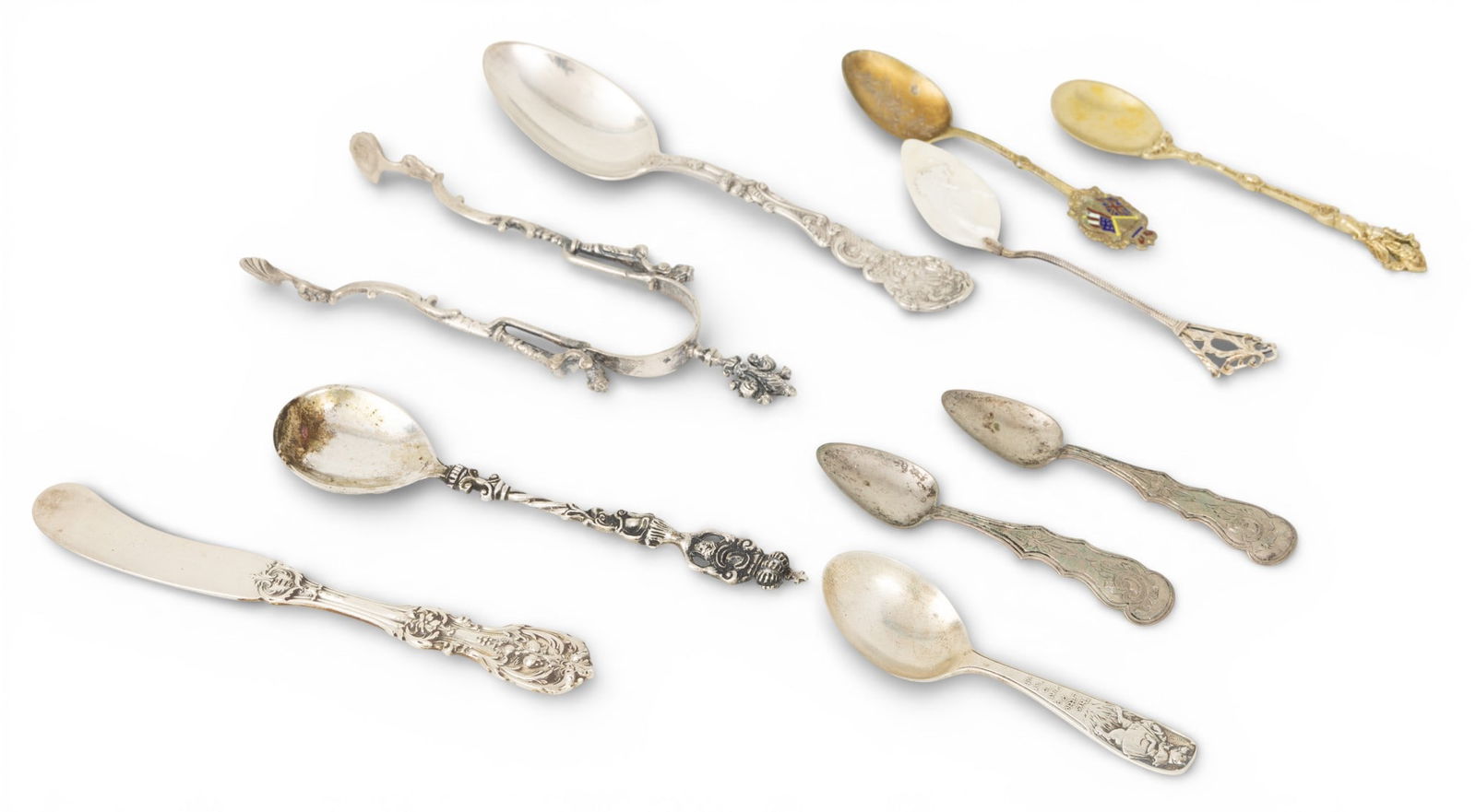 Fancy Sterling and Silver Plate Flatware: Gorham Versailles, Reed & Barton Francis I, Etc. 10 PCS (1 of 6)