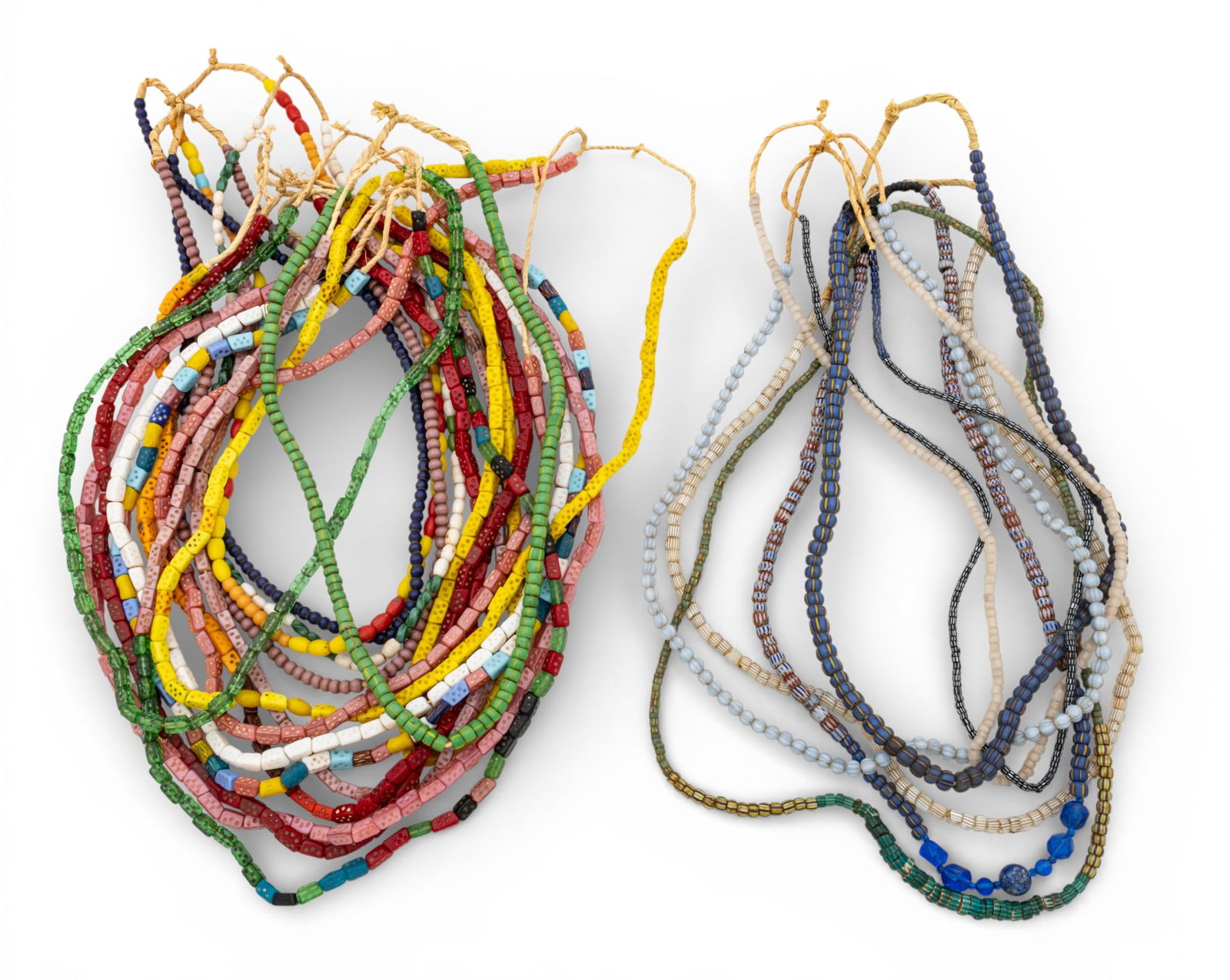 African Trade Bead Necklace Group, Venetian Beads, 23 PCS (1 of 5)